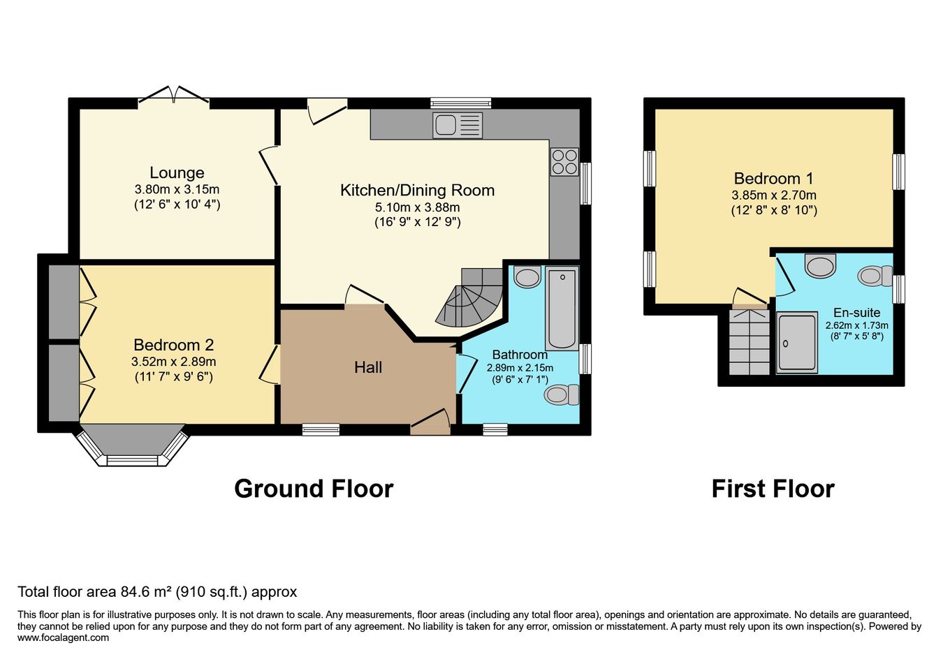 1, Stamford Drive, Leicester floorplan