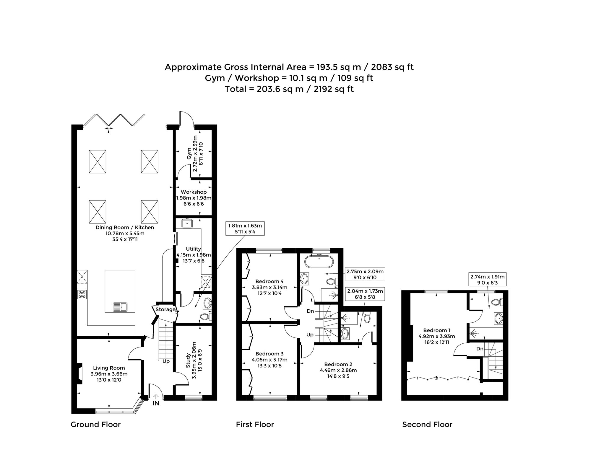 66 Linkside Avenue, Oxford floorplan