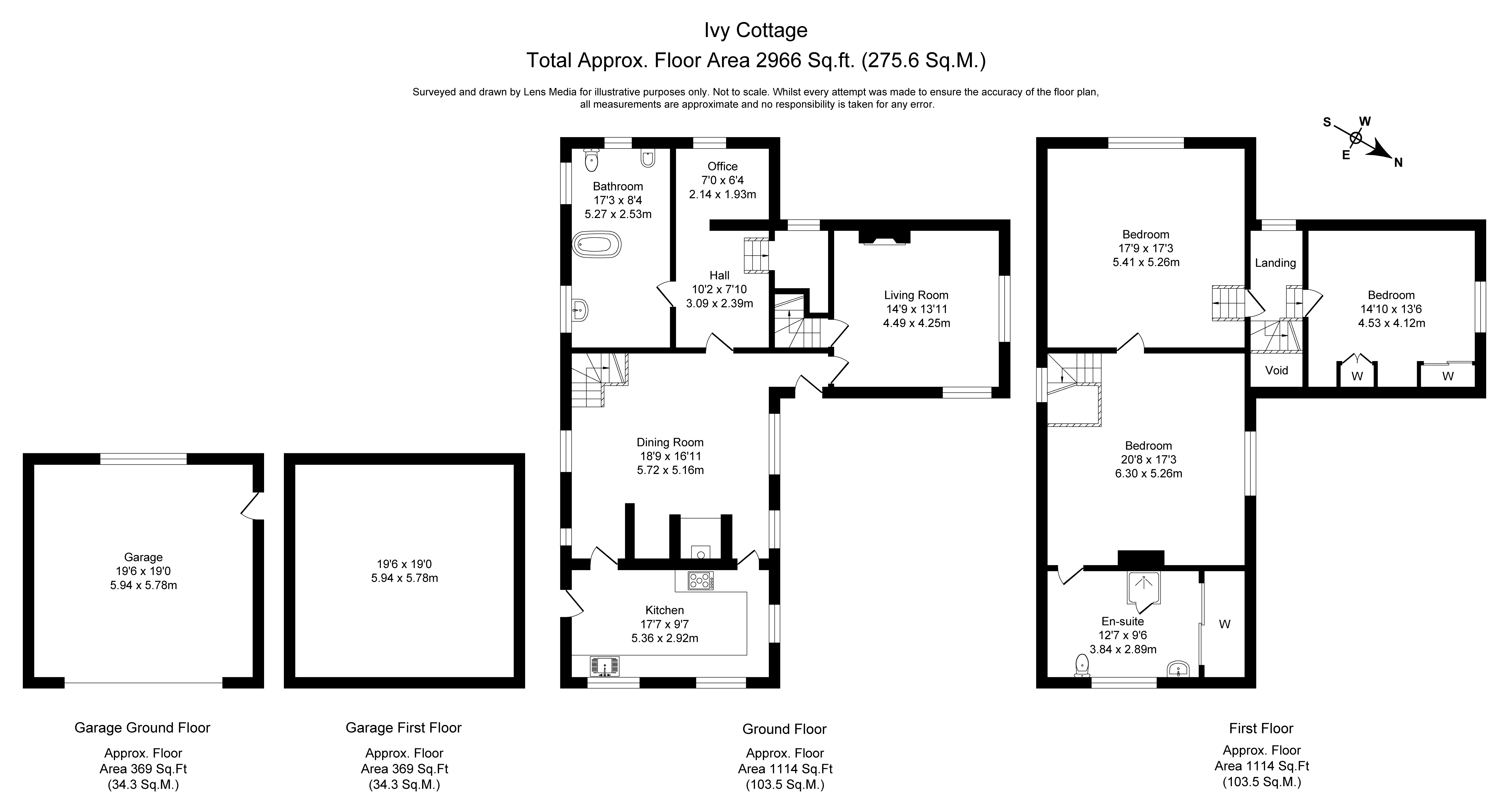 Ivy Cottage, West Kirby Road, Saughall Massie floorplan