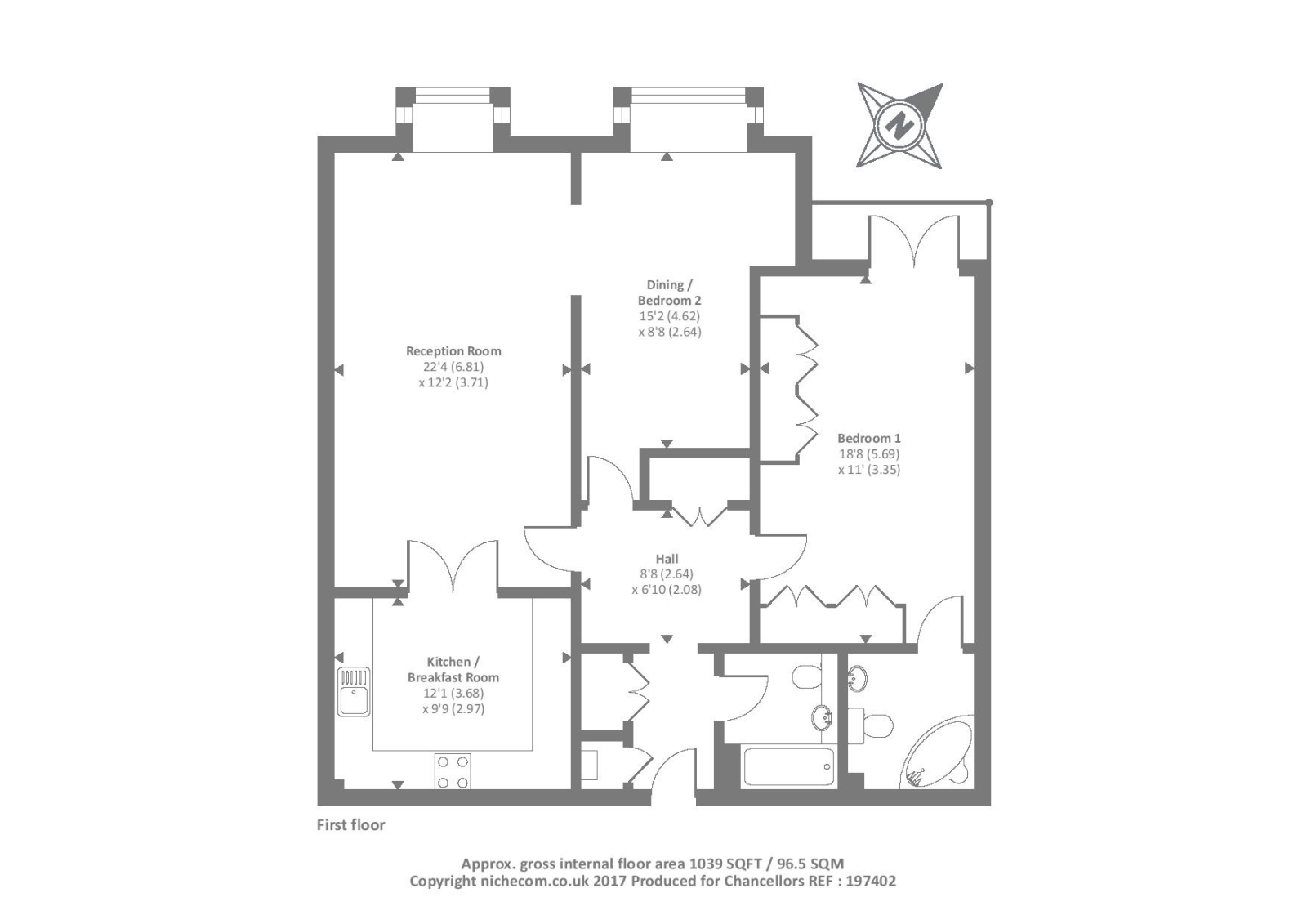 1 Bedrooms Flat to rent in London Road, Sunningdale SL5