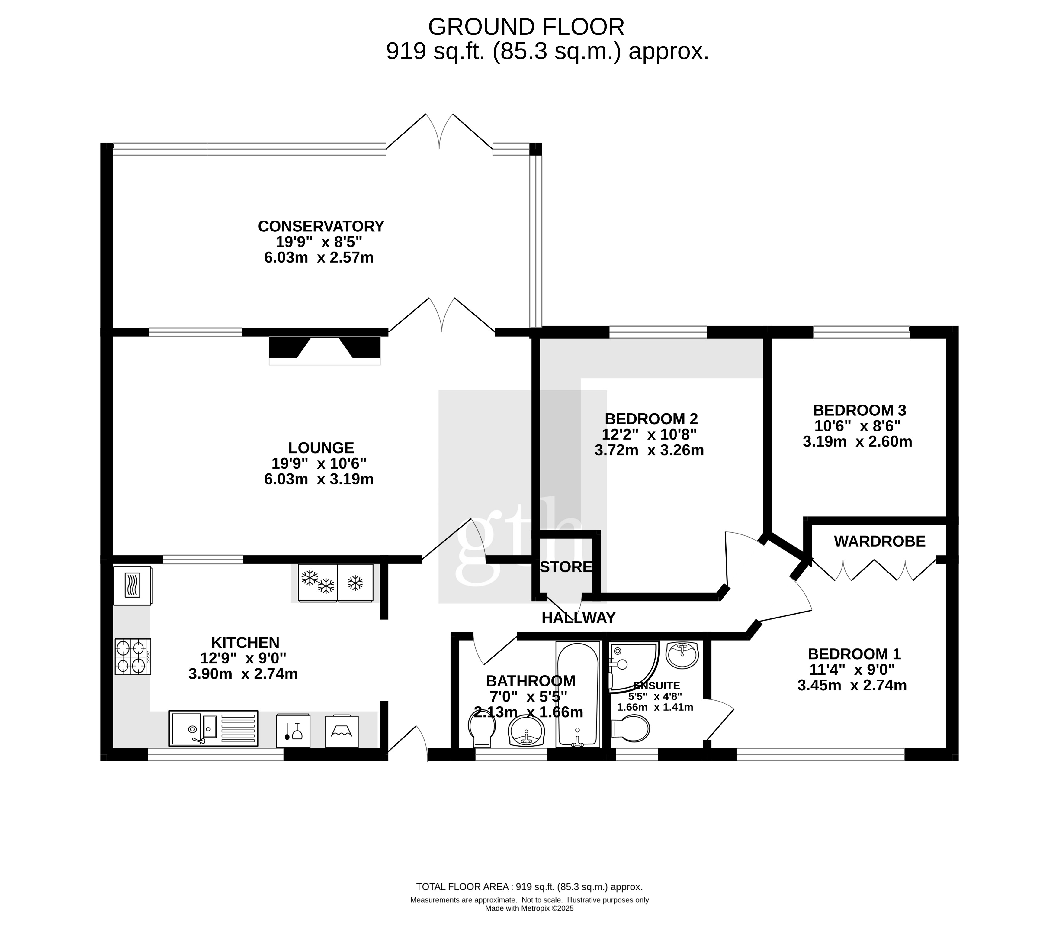 69, Conway Crescent, Somerset floorplan