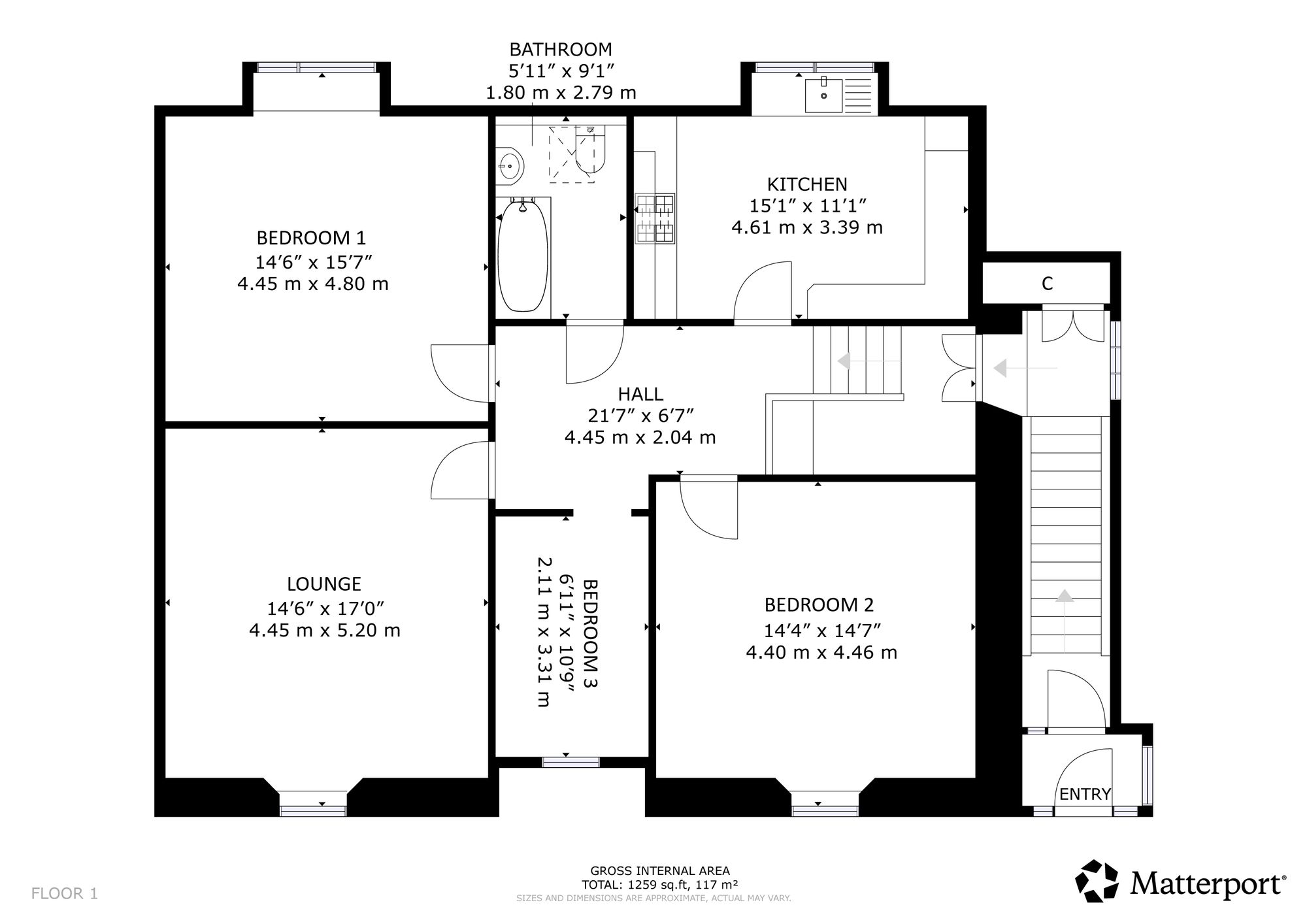 125a East Princes Street, Helensburgh floorplan