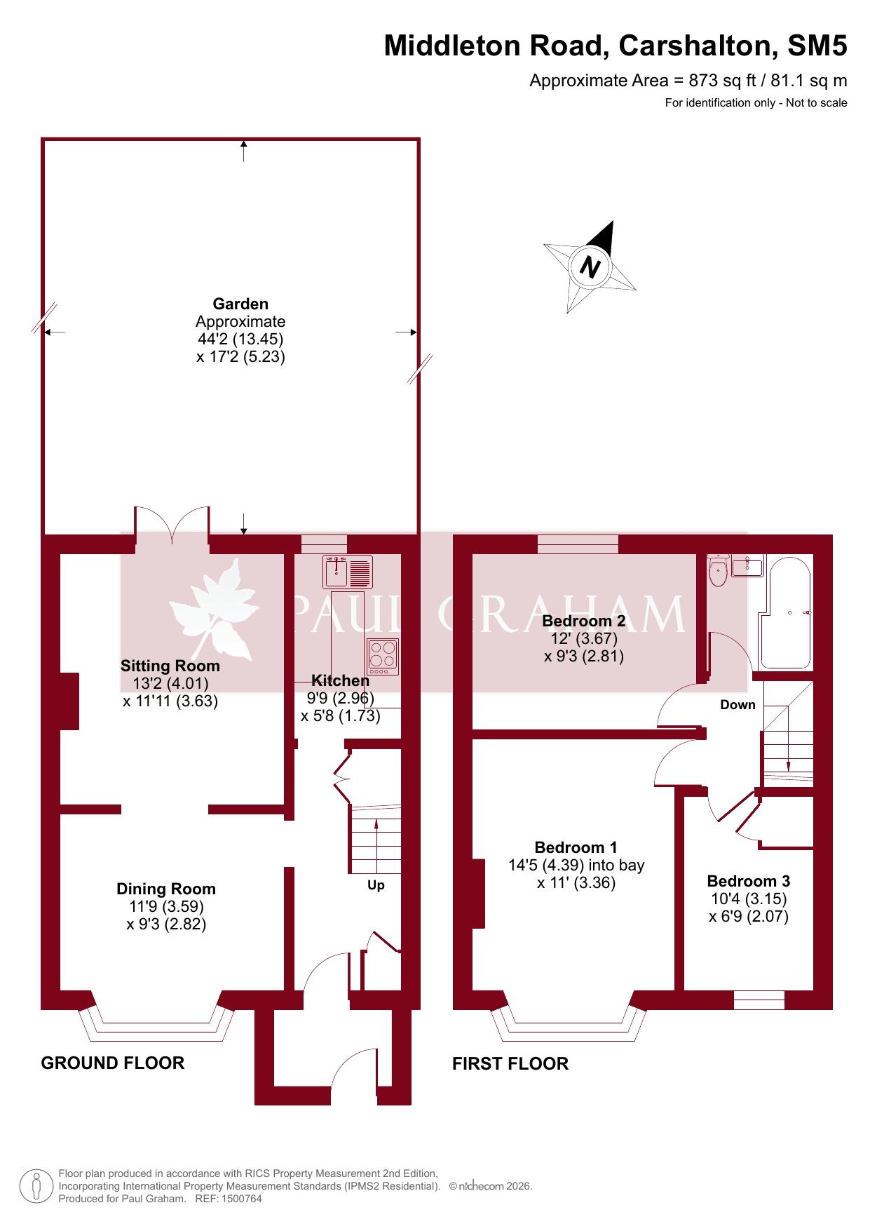 403, Middleton Road, Carshalton floorplan