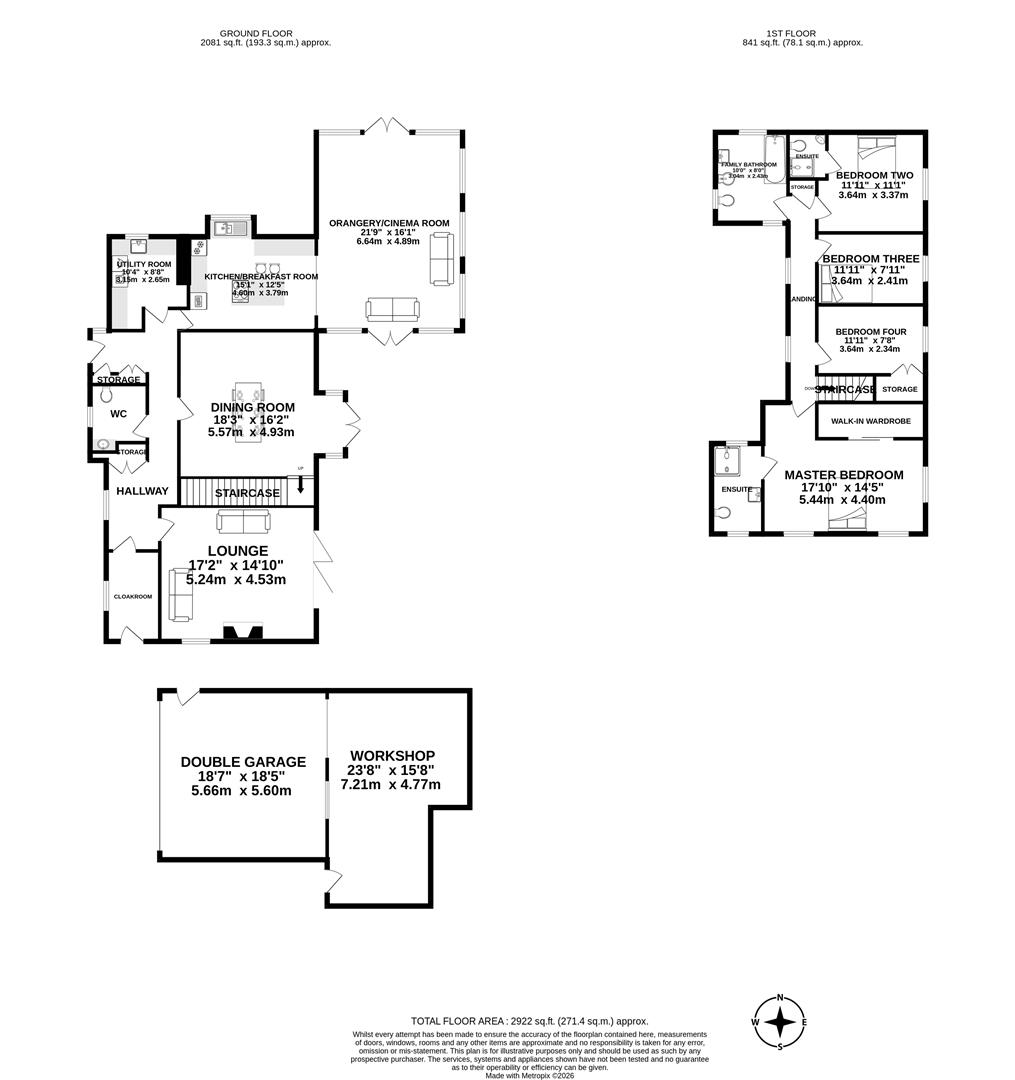 26, Bank Parade, Penwortham floorplan