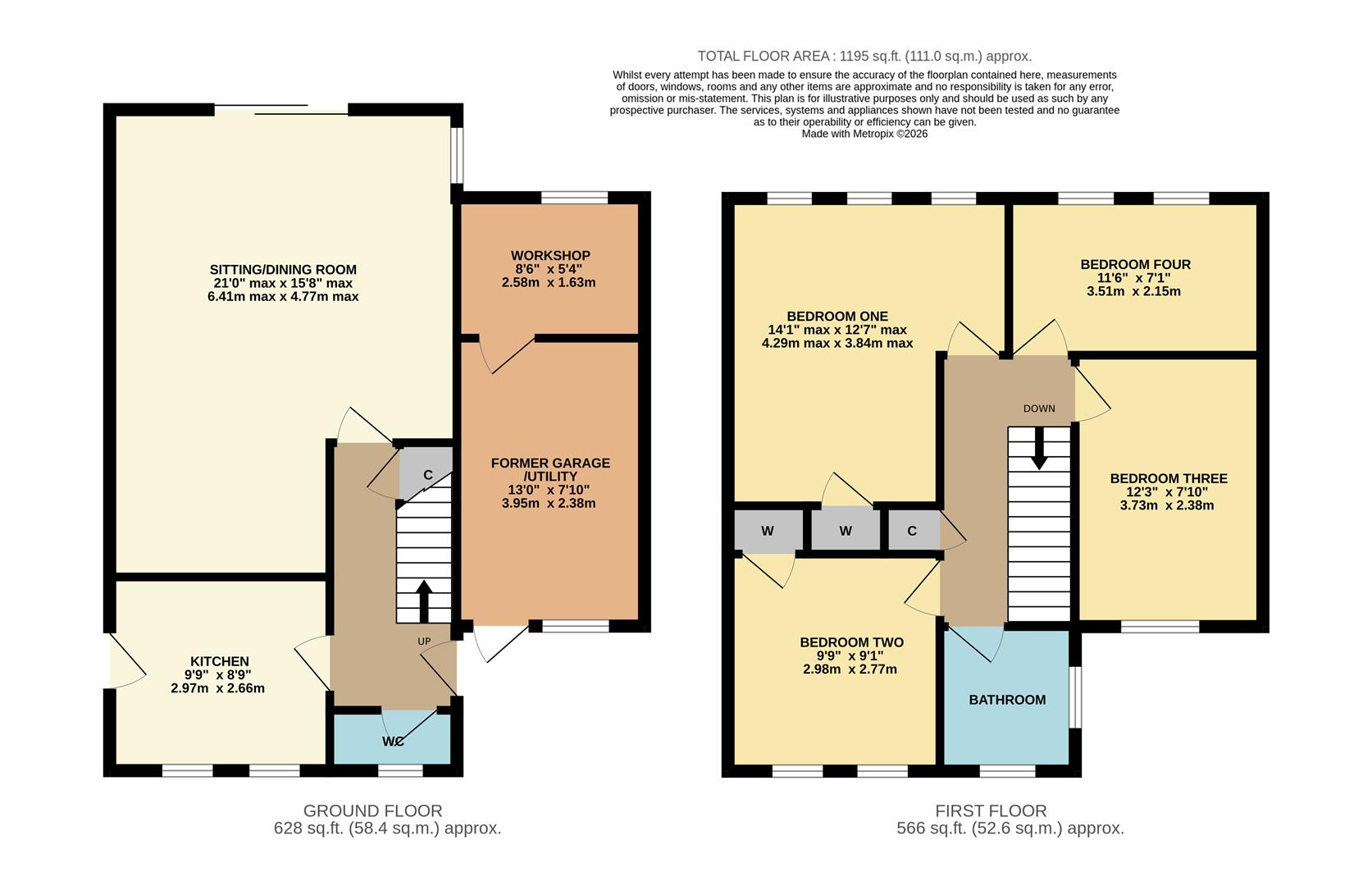 37, St. Peters Close, Chippenham floorplan