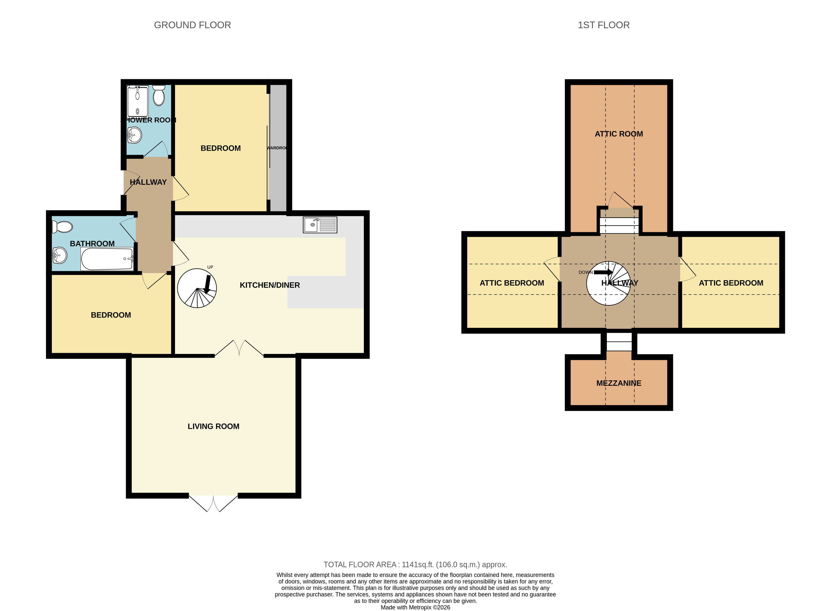 1 Tarfside Cottage, Tarfside, Brechin floorplan