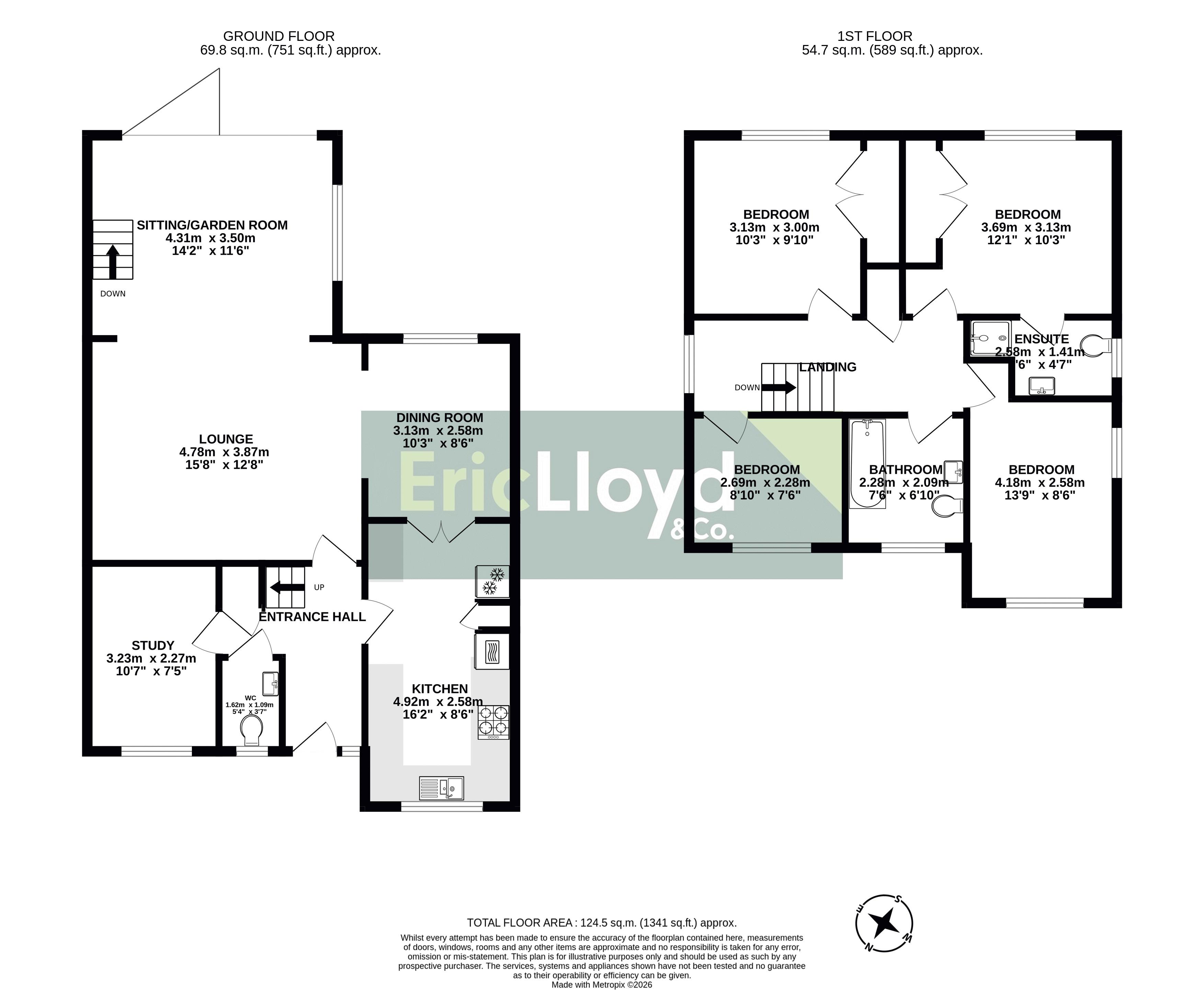 42, Steed Close, Paignton floorplan