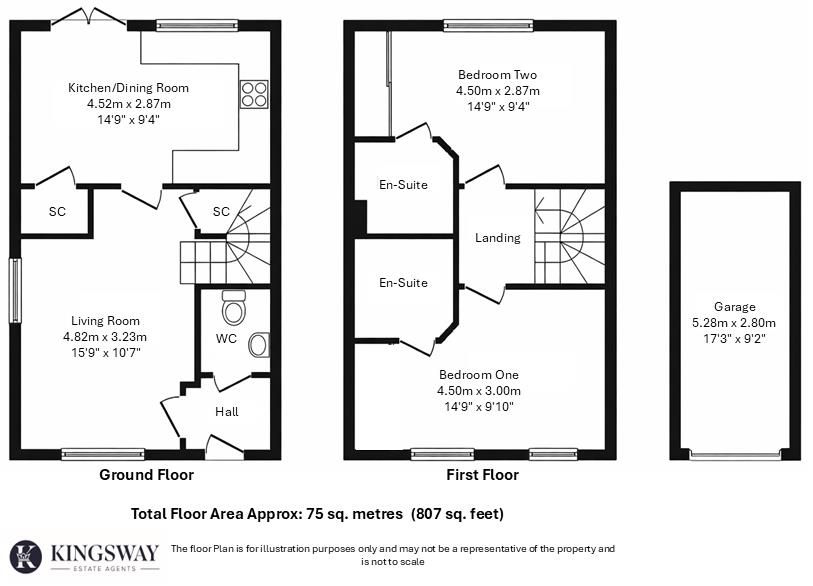 167, Peregrine Way, Warwick floorplan