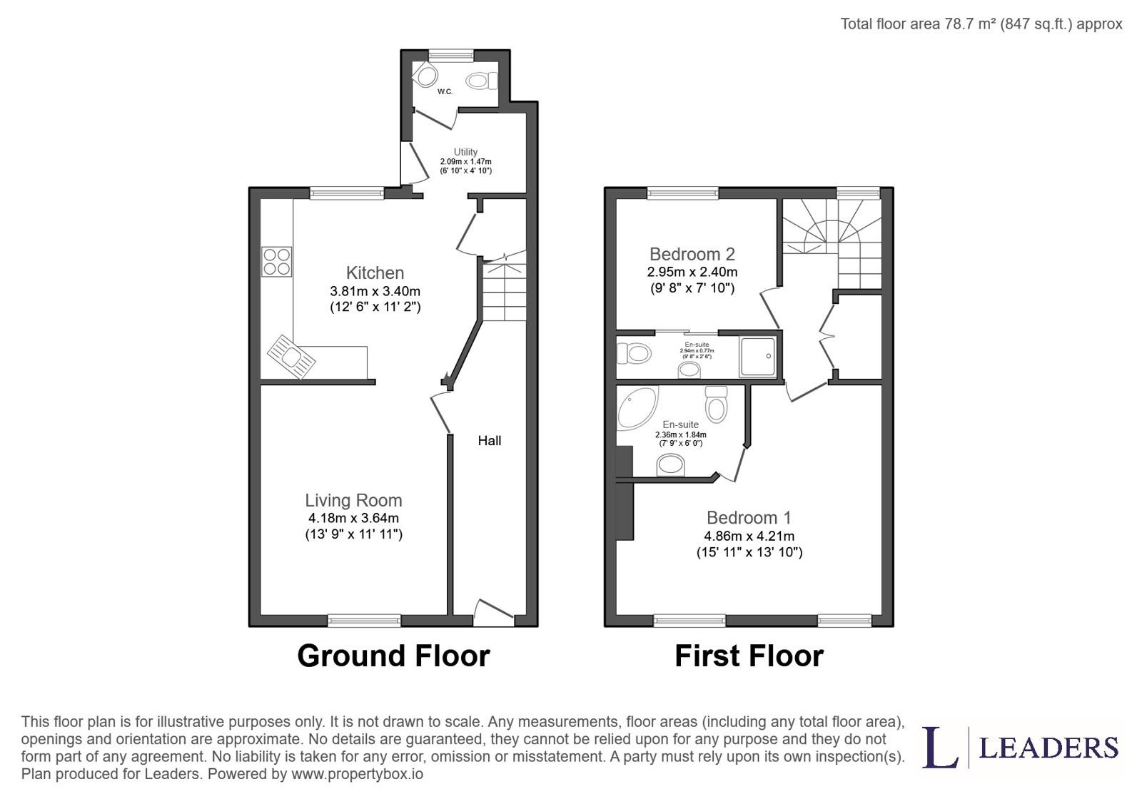 Brook Street, Derbyshire floorplan