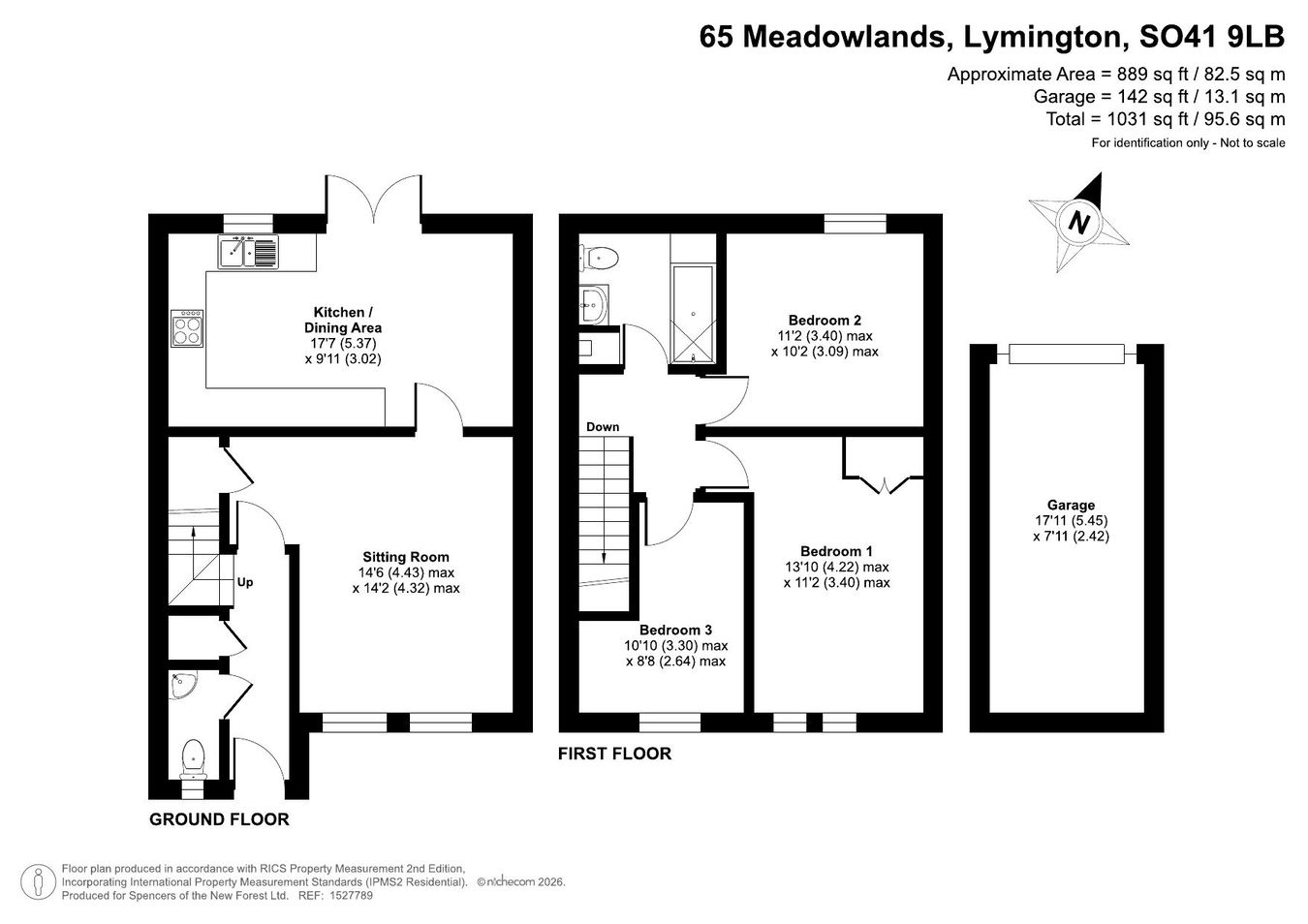 65, Meadowlands, Lymington floorplan