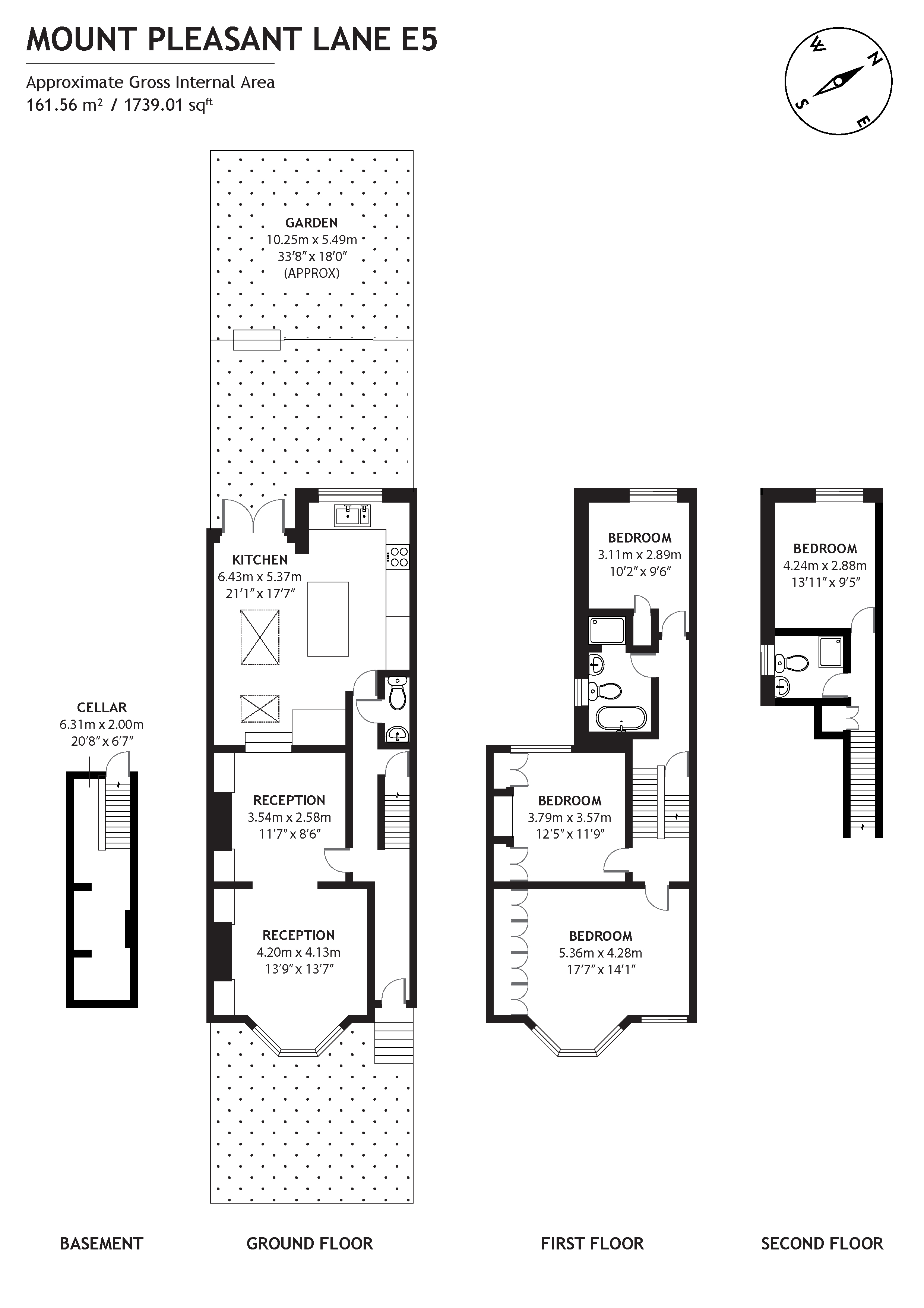 66, Mount Pleasant Lane, London floorplan