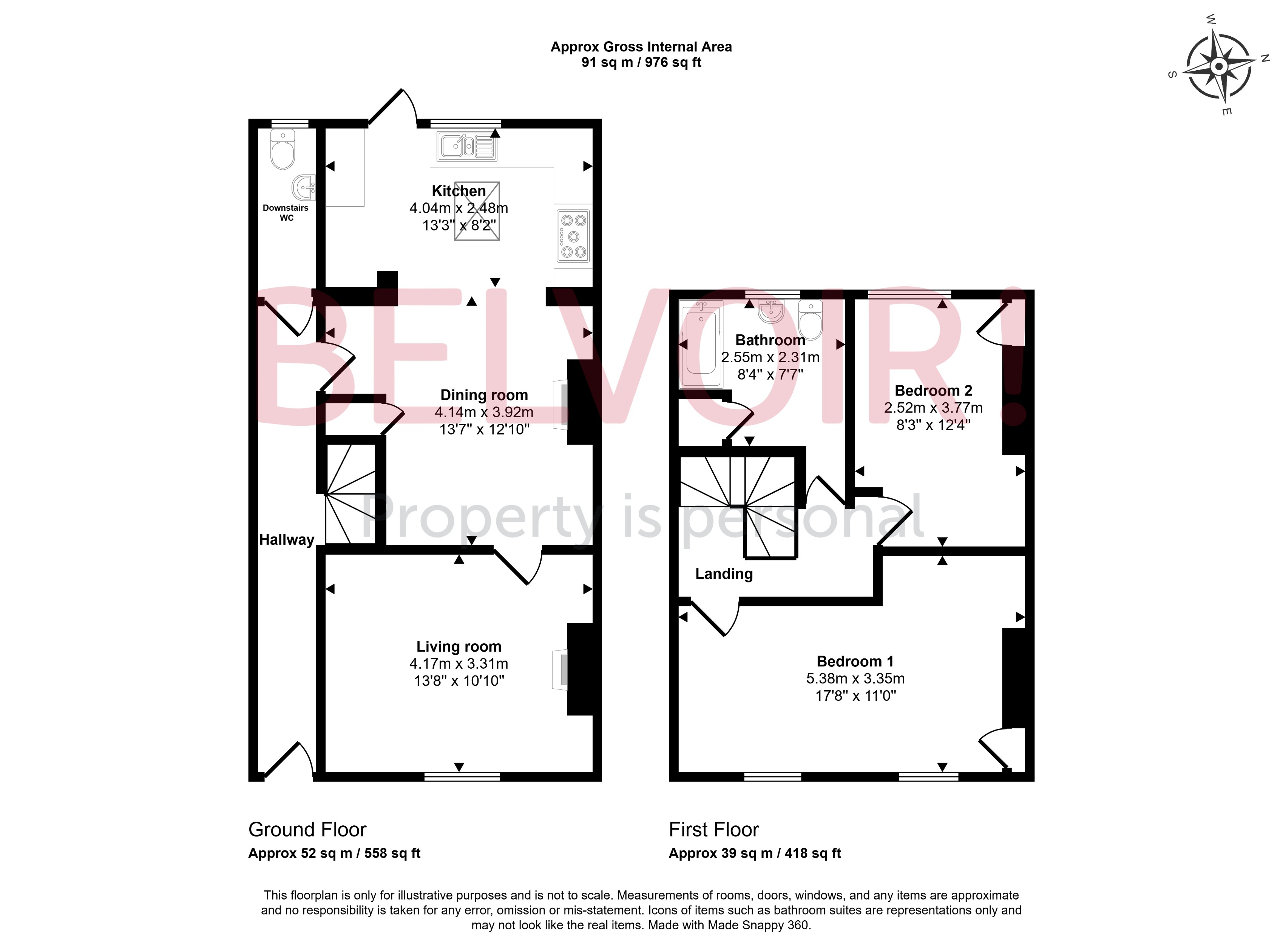 28, Fairview Street, Cheltenham floorplan