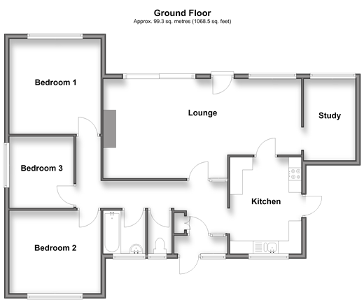 Green Lane Challock, Ashford floorplan