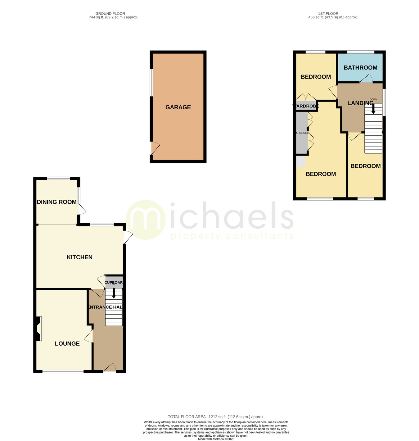Denham Close, Wivenhoe floorplan