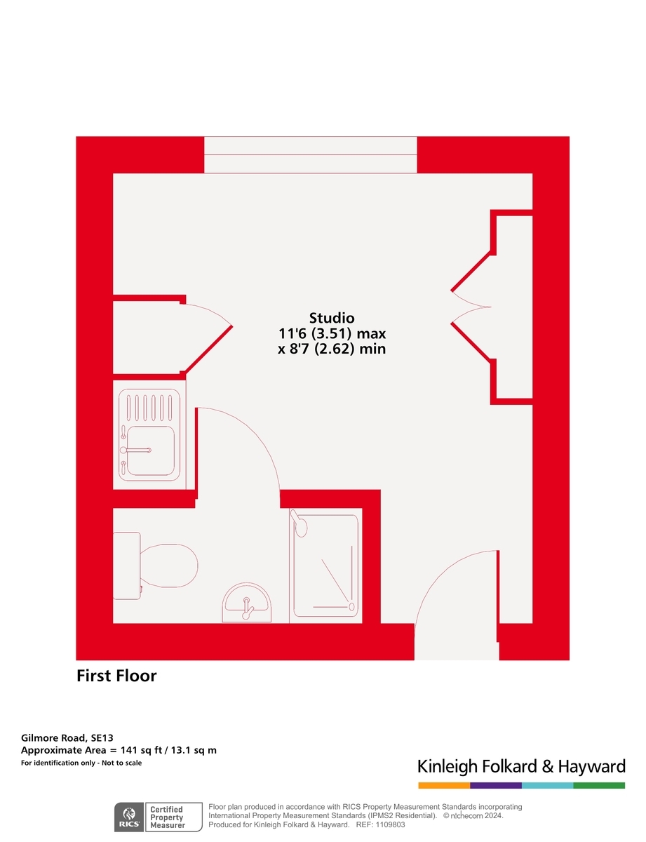 Flat 2, 77, Gilmore Road, London floorplan