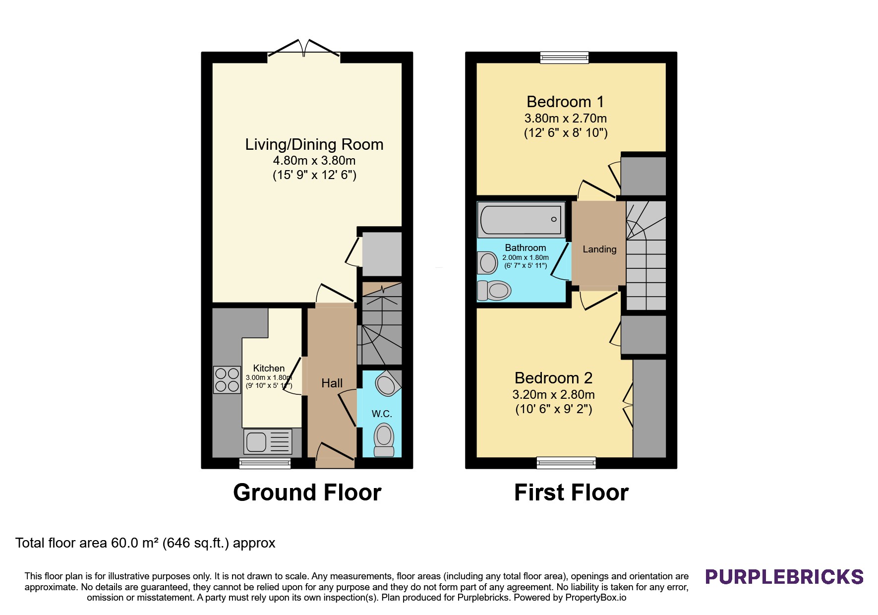 142, Whitbourne Avenue, Swindon floorplan