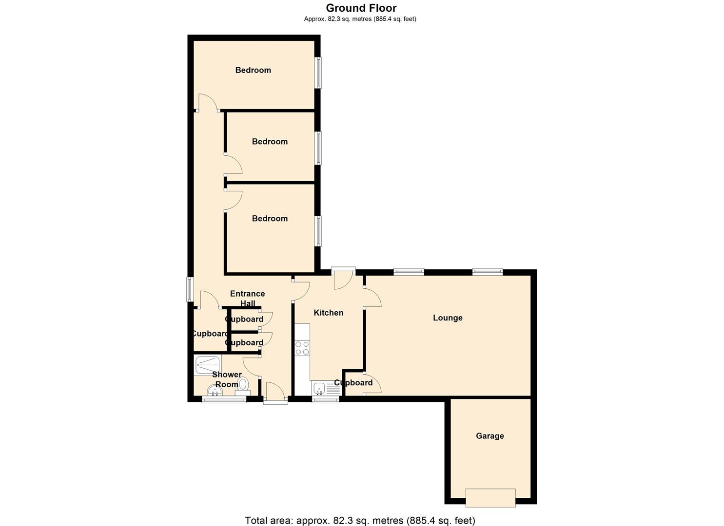 3 Bedrooms Semi-detached bungalow for sale in Dotterel Close, Chatham ME5