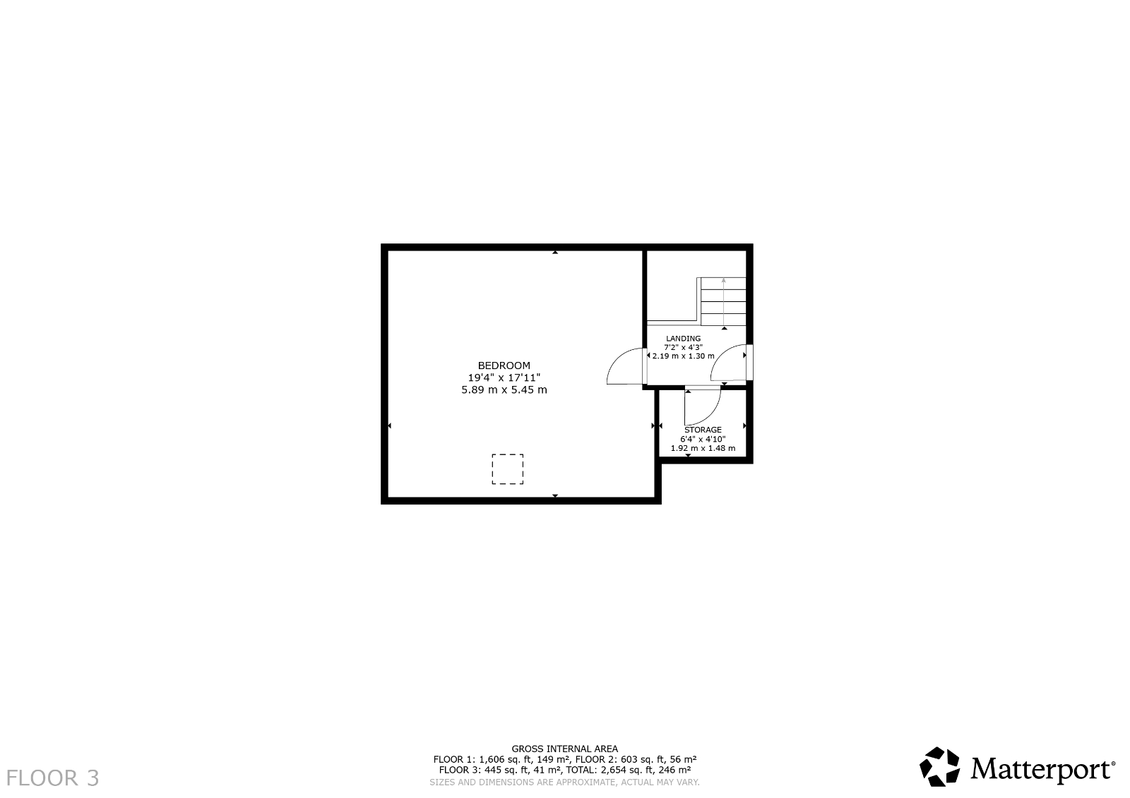 Drip Bridge, Stirling floorplan