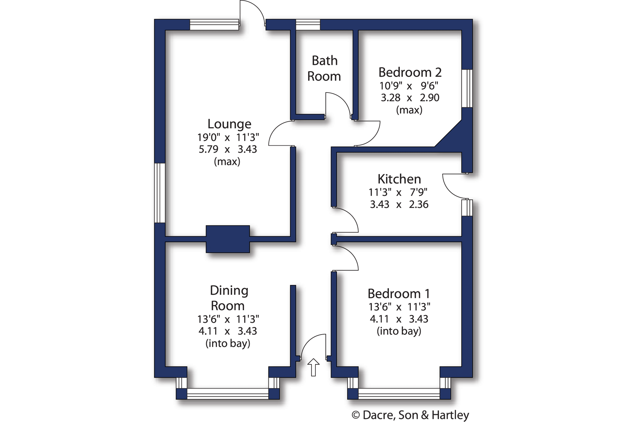 23, Hawksworth Lane, Leeds floorplan