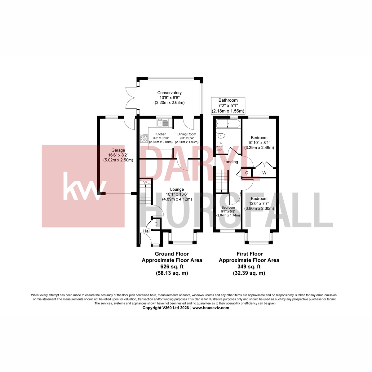 9, Rose Hill Avenue, Rawmarsh floorplan