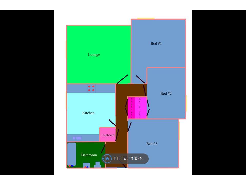 3 Bedrooms Flat to rent in Ramsay Terrace, Tillicoultry FK13