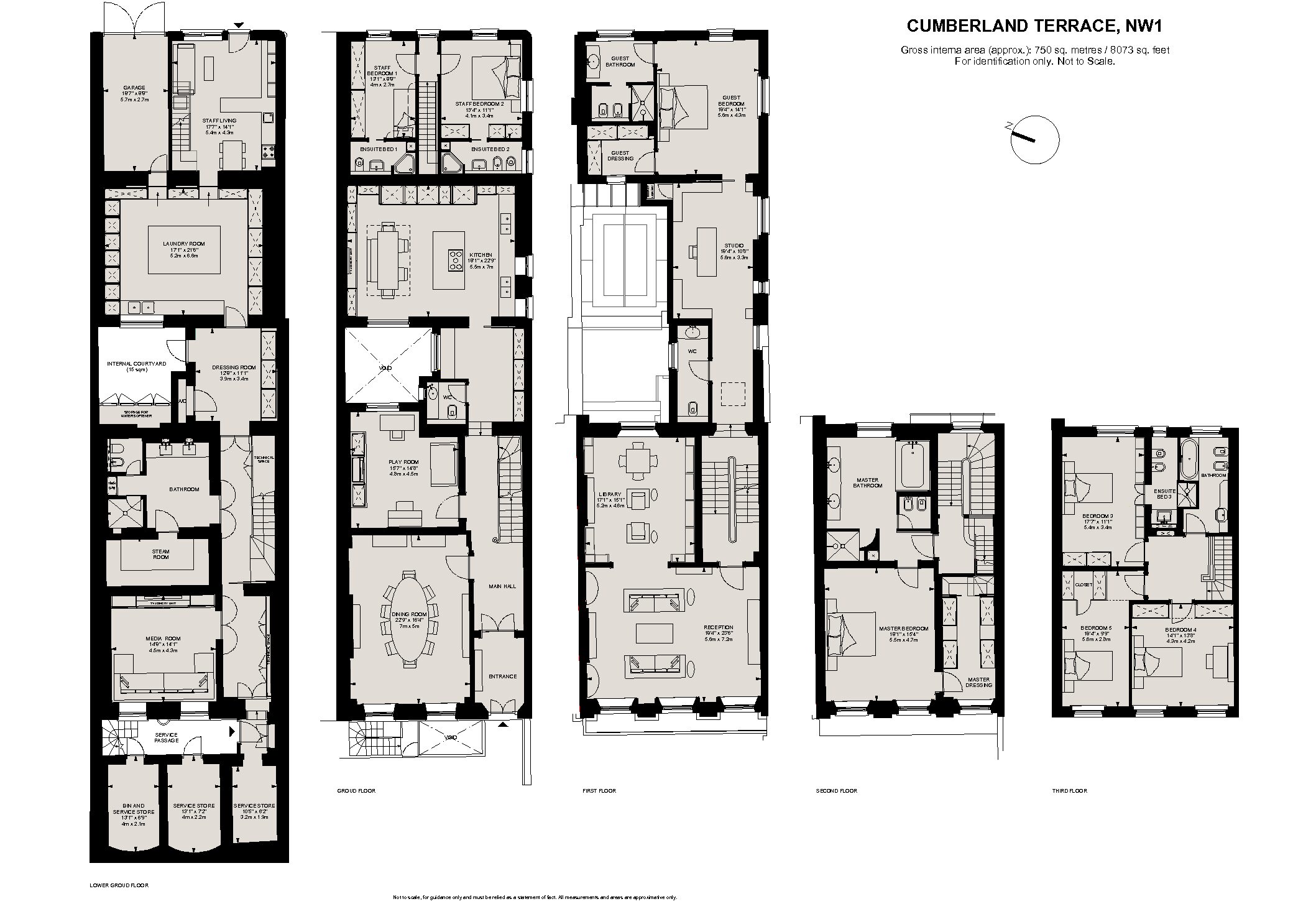 7 Bedrooms Terraced house for sale in Cumberland Terrace, London NW1