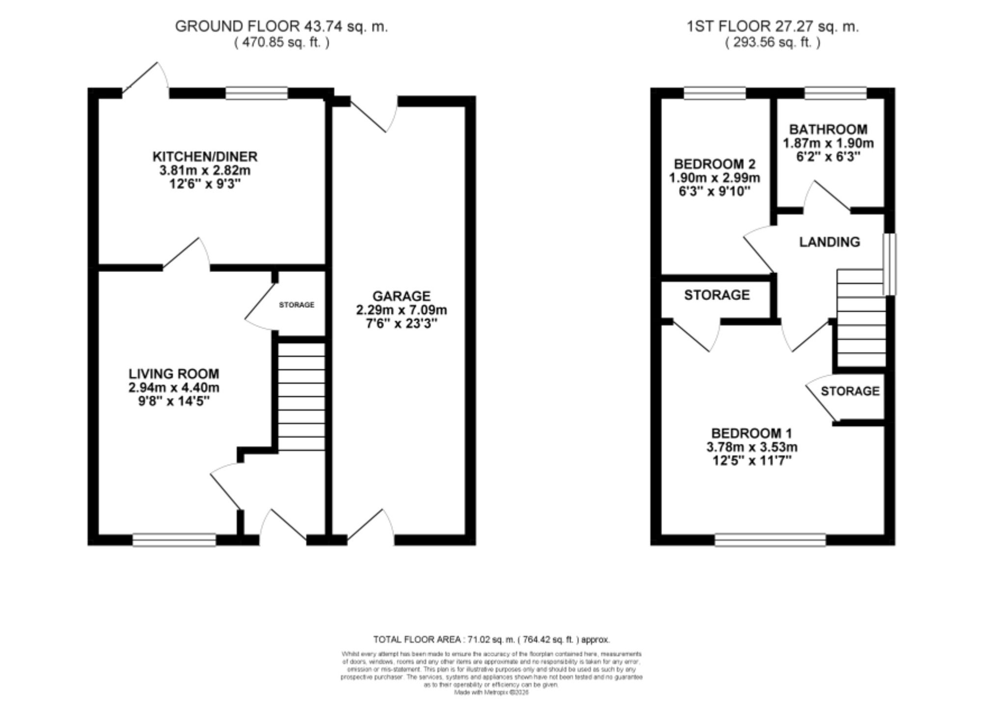19, Far Ridding, Gnosall, ST20 floorplan
