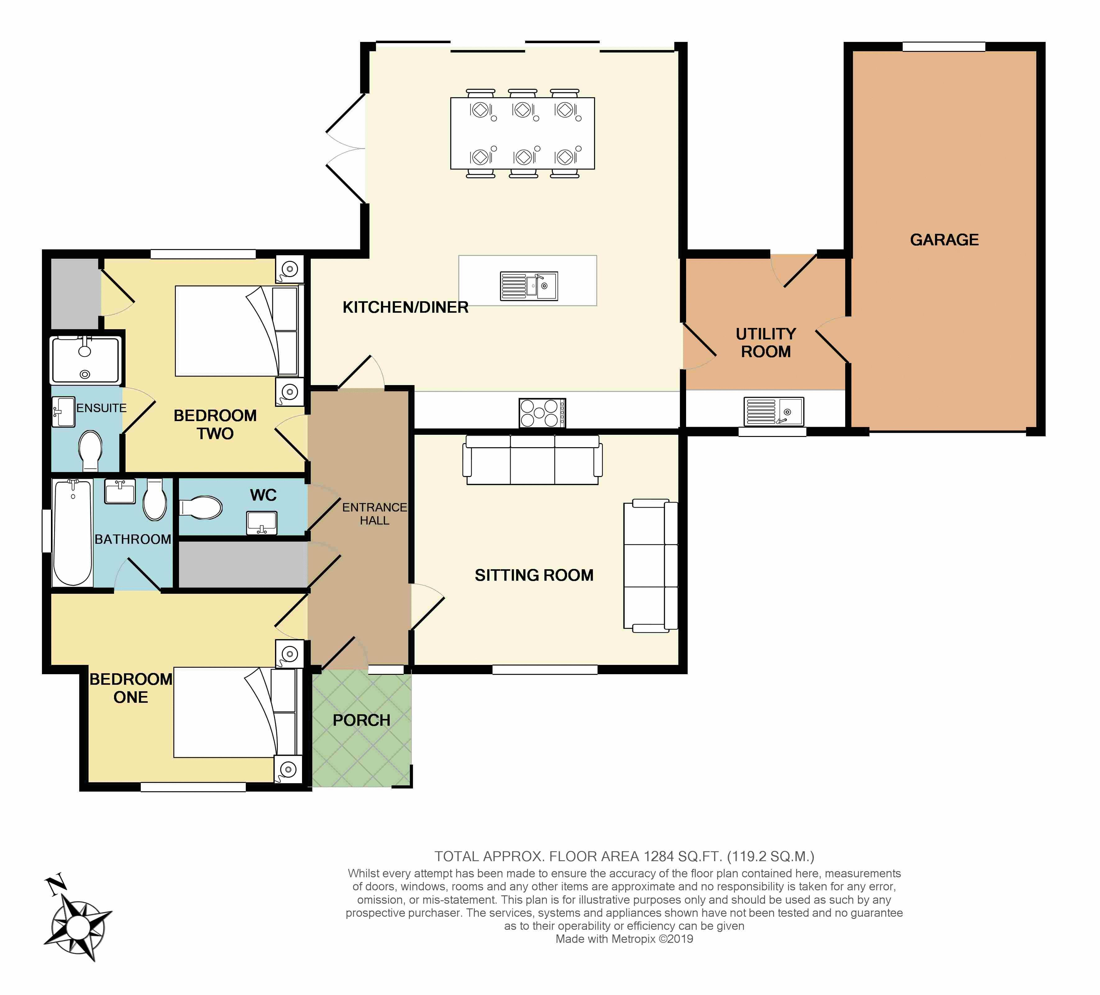 2 Bedrooms Detached bungalow for sale in East Street, Martock TA12