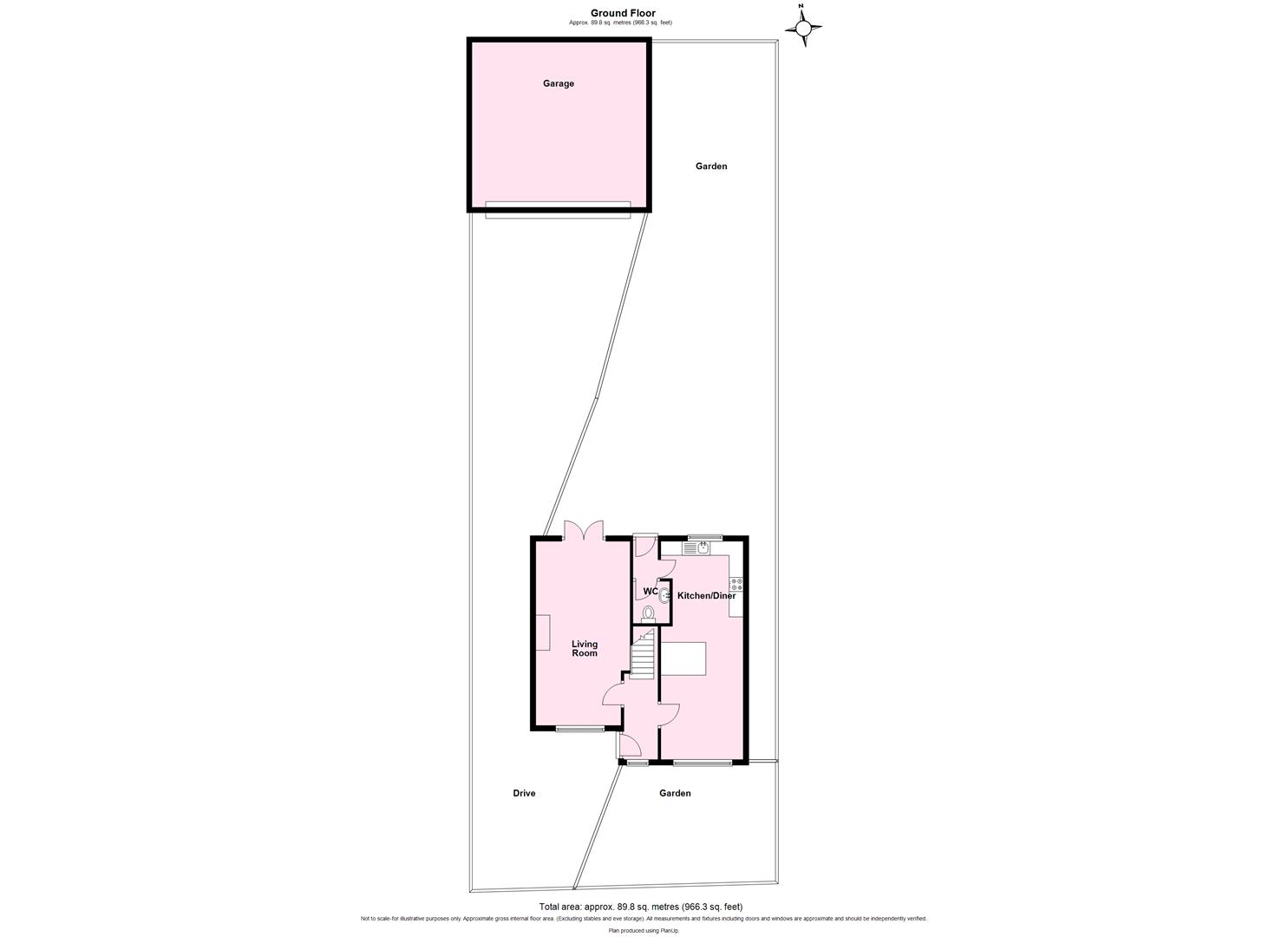2, Landsdown Way, York floorplan