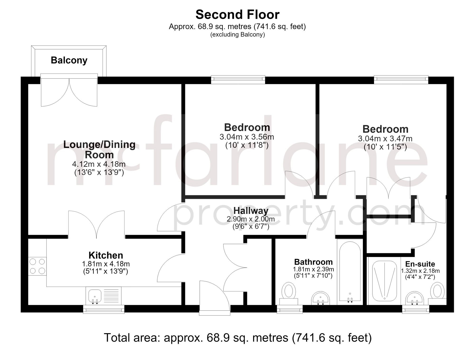 Flat 12, Queensgate Lincoln Street, Swindon floorplan
