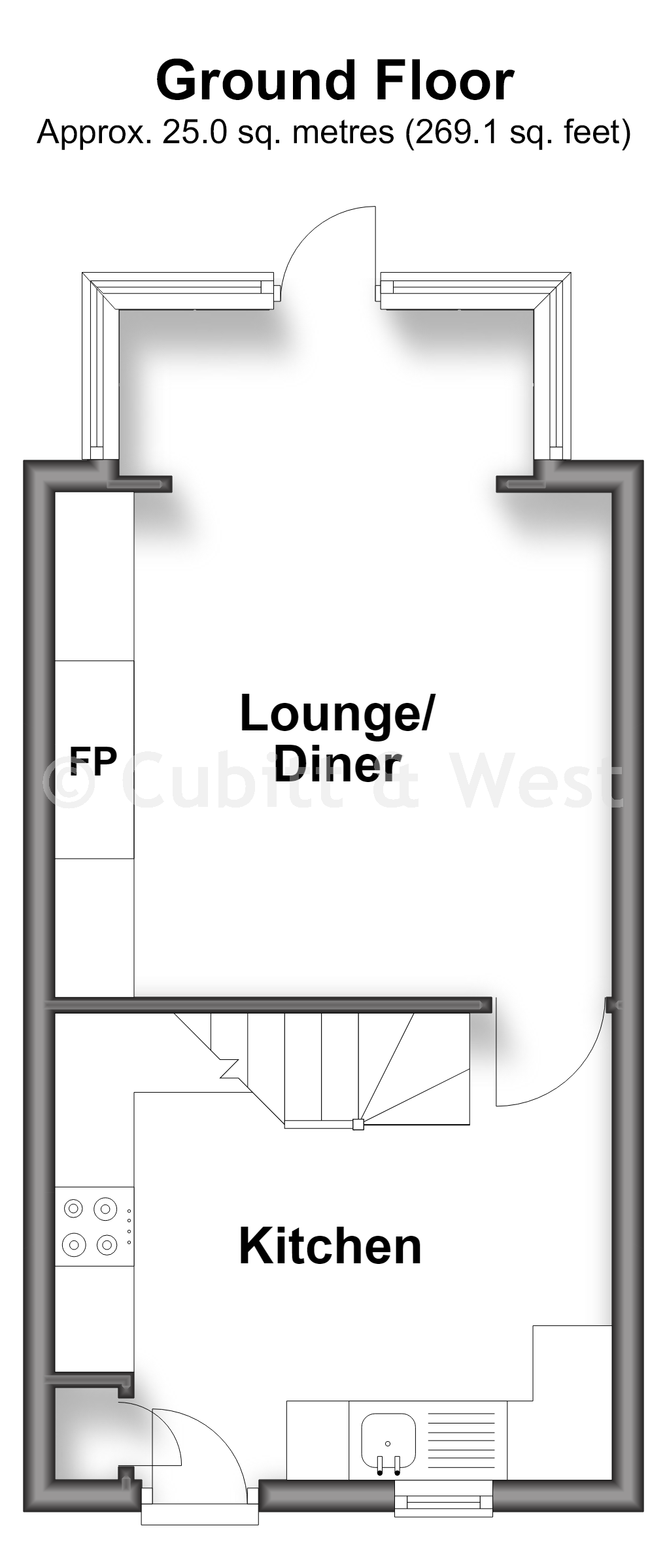 Rockhall Cottage, High Street, Uckfield floorplan