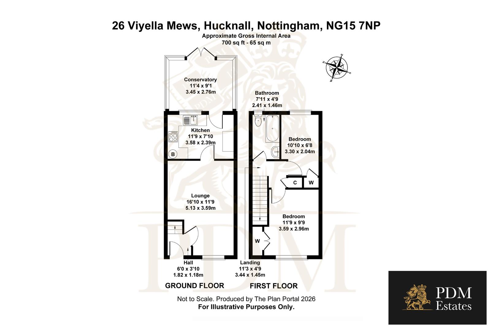 26, Viyella Mews, Nottingham floorplan