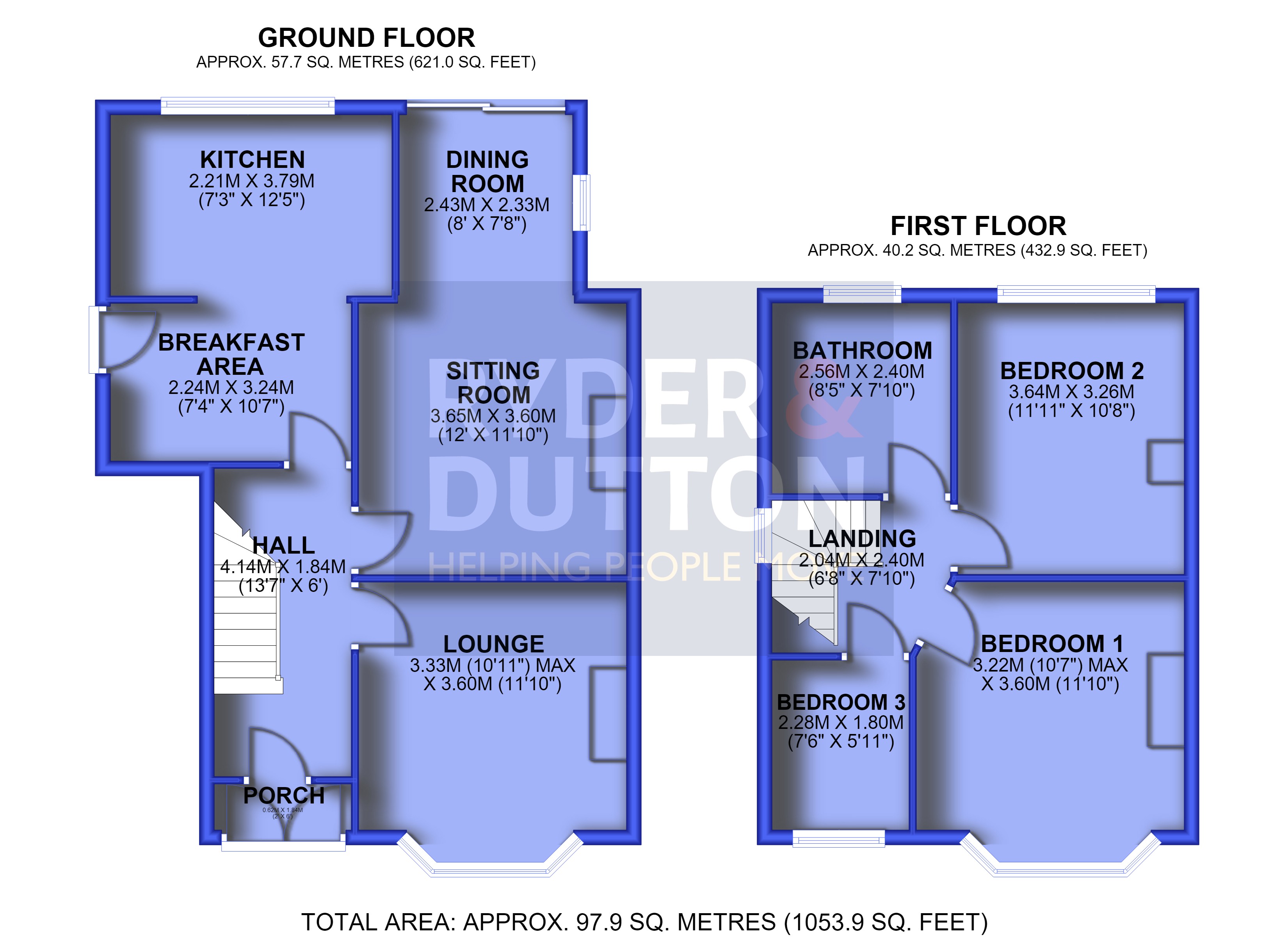 627, Whitworth Road, Rochdale floorplan