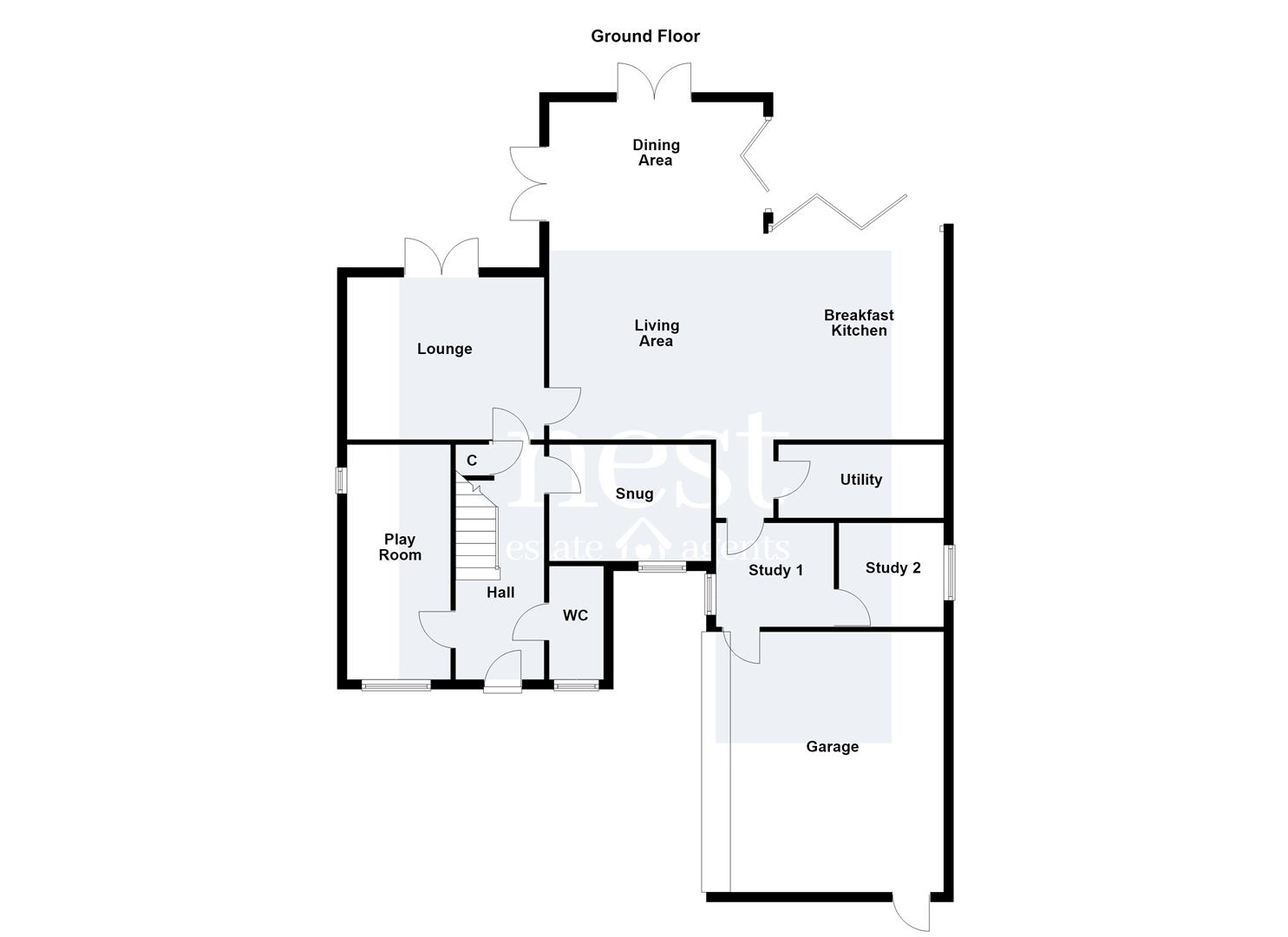 1, Primrose Close, Leicester floorplan