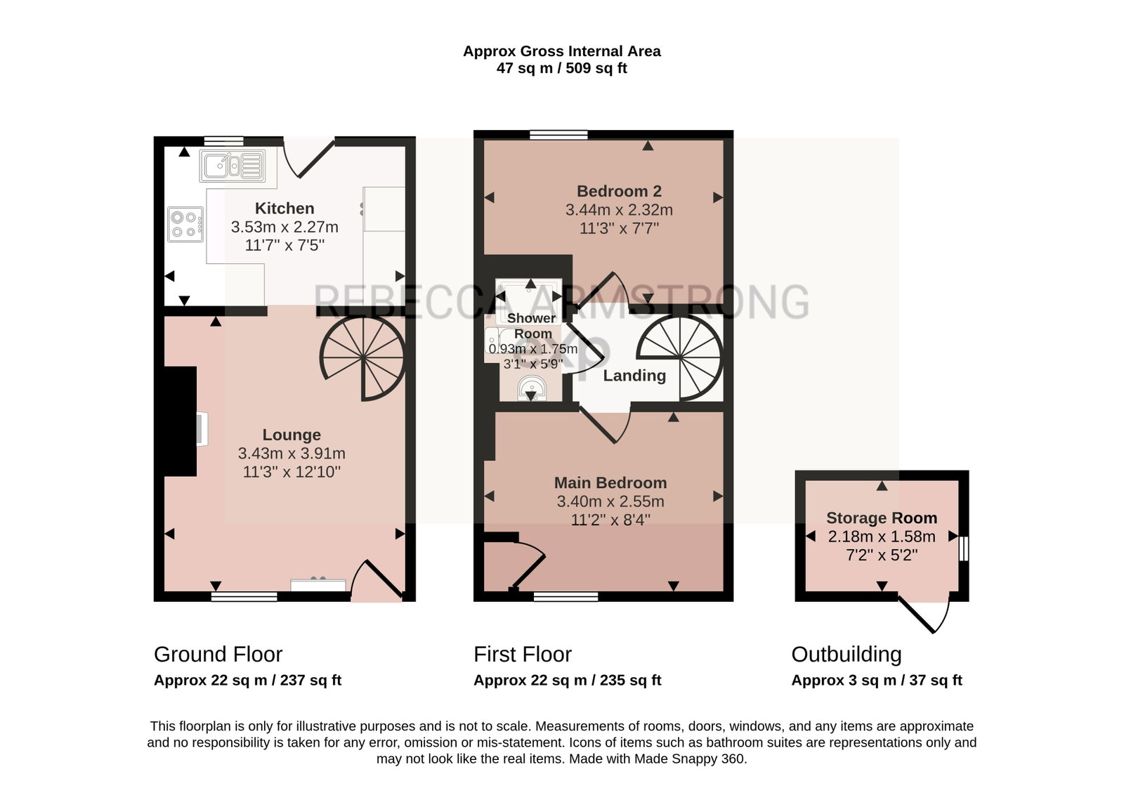 20, Winifred Street, Workington floorplan