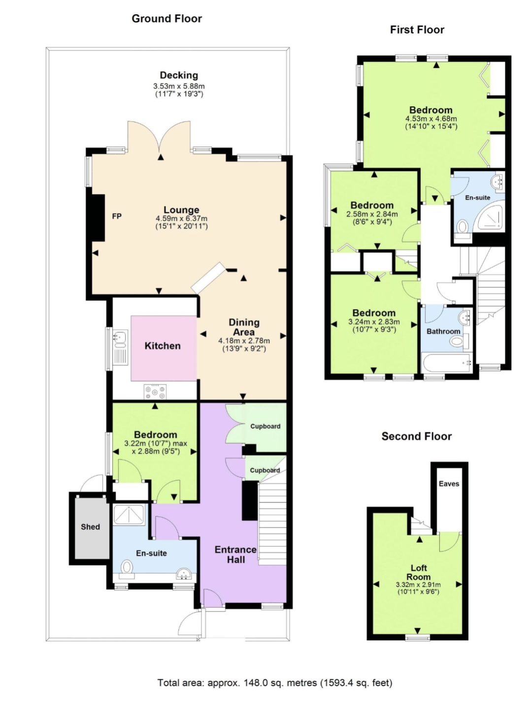 16, The Landings, South Cerney floorplan
