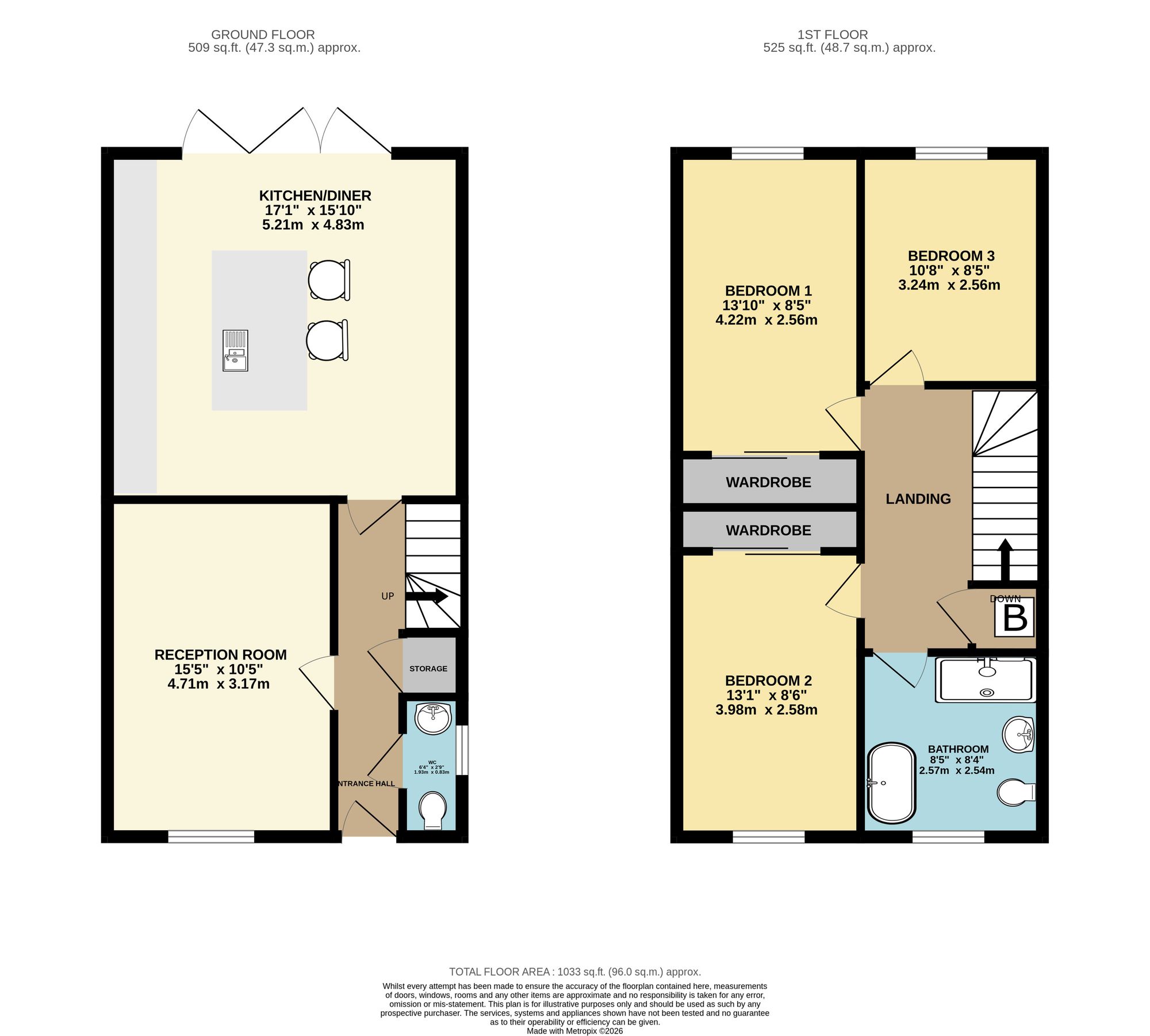 7 Heol-y-Bedw-Hirion, Blackwood floorplan