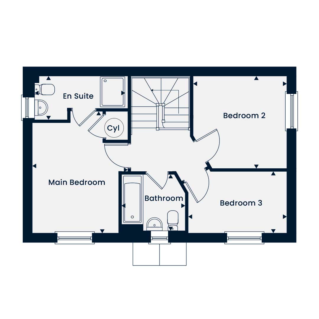 079, The Ridgeway,  Potton floorplan
