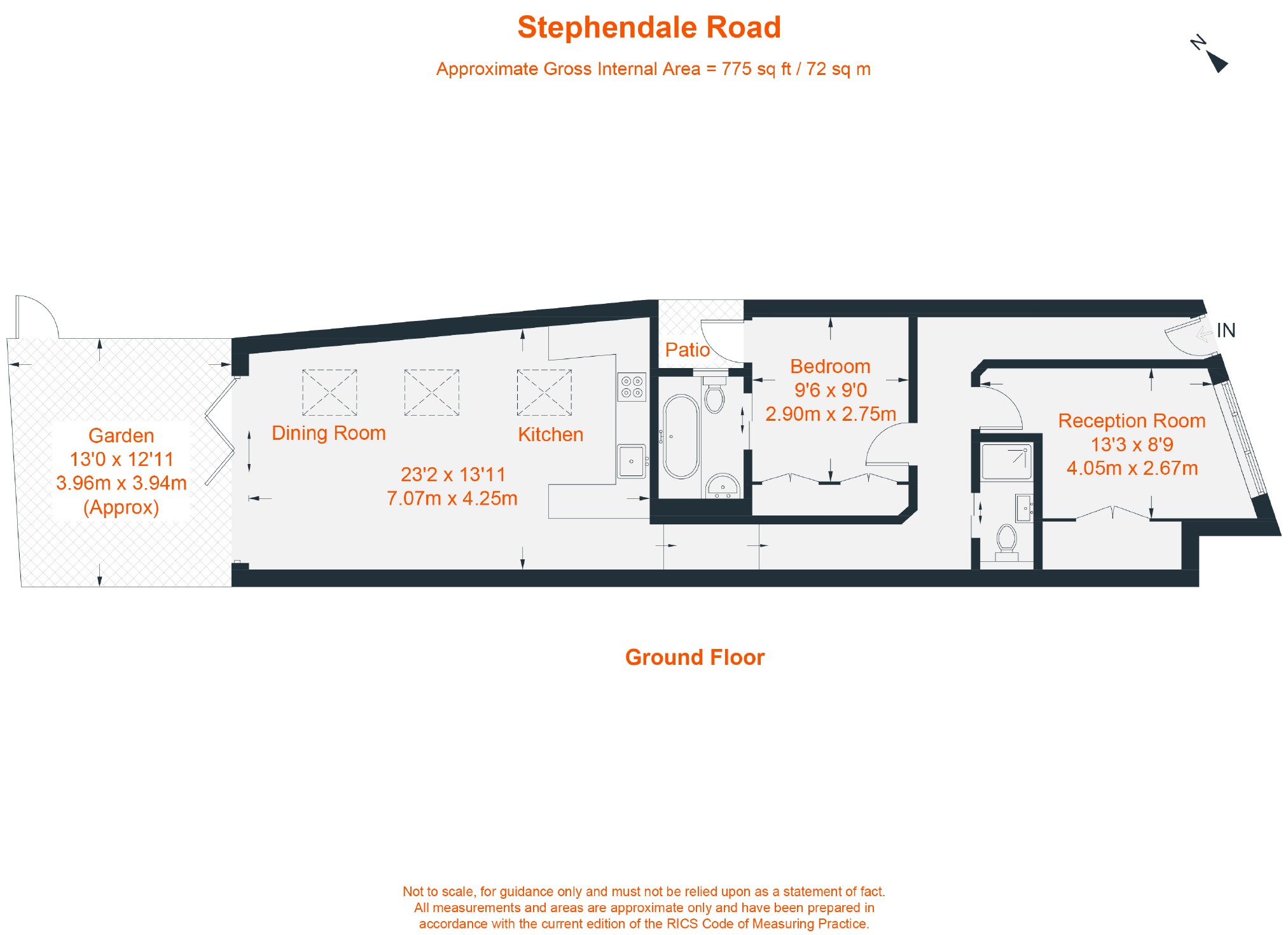 2 Bedrooms Flat to rent in Stephendale Road, Fulham, London SW6