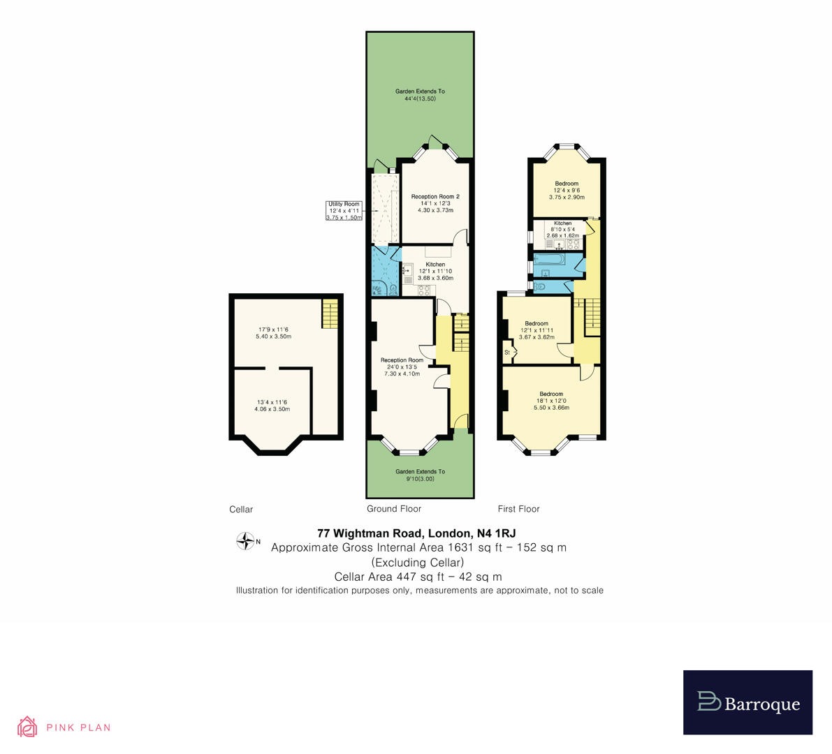77, Wightman Road, London floorplan