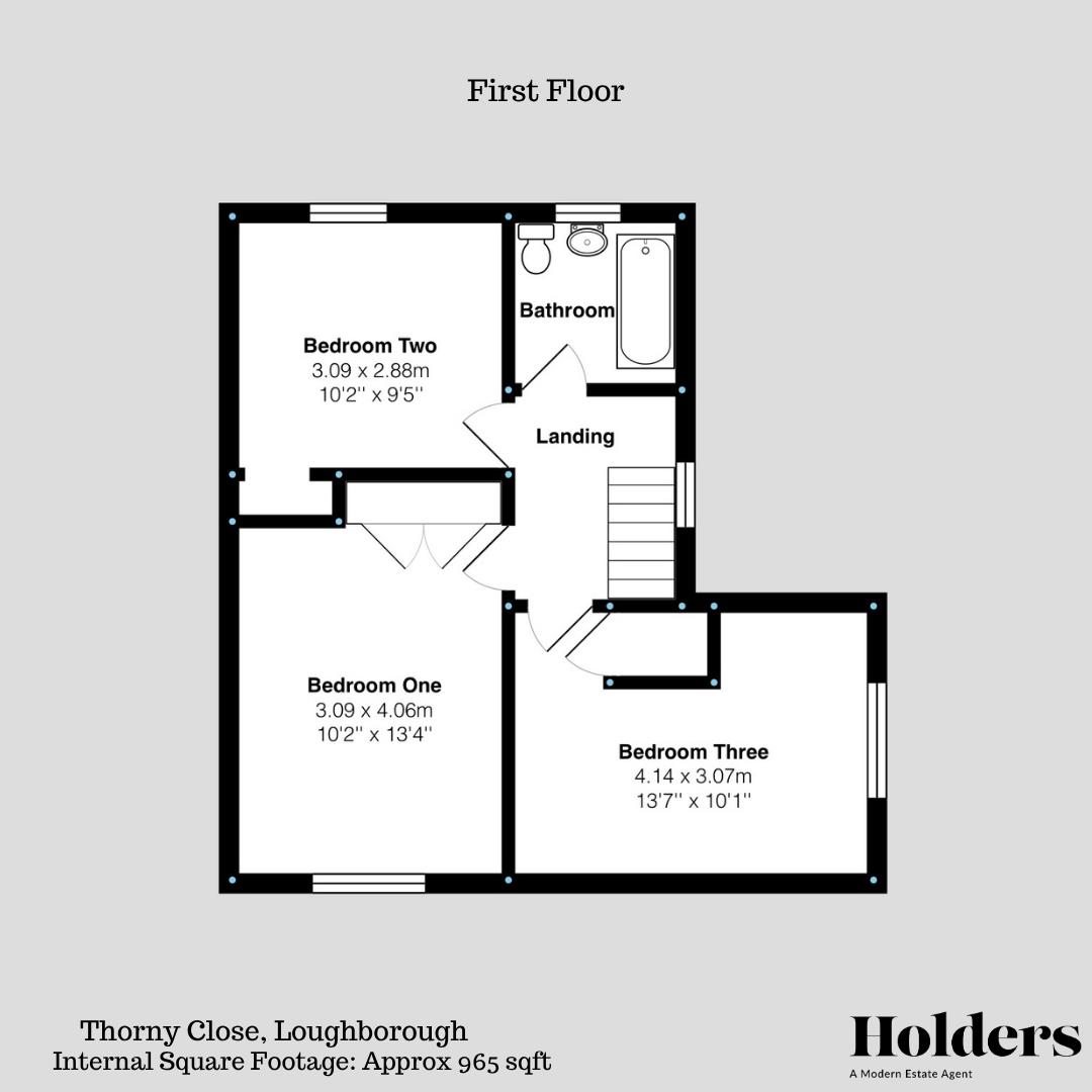Thorny Close, Loughborough floorplan