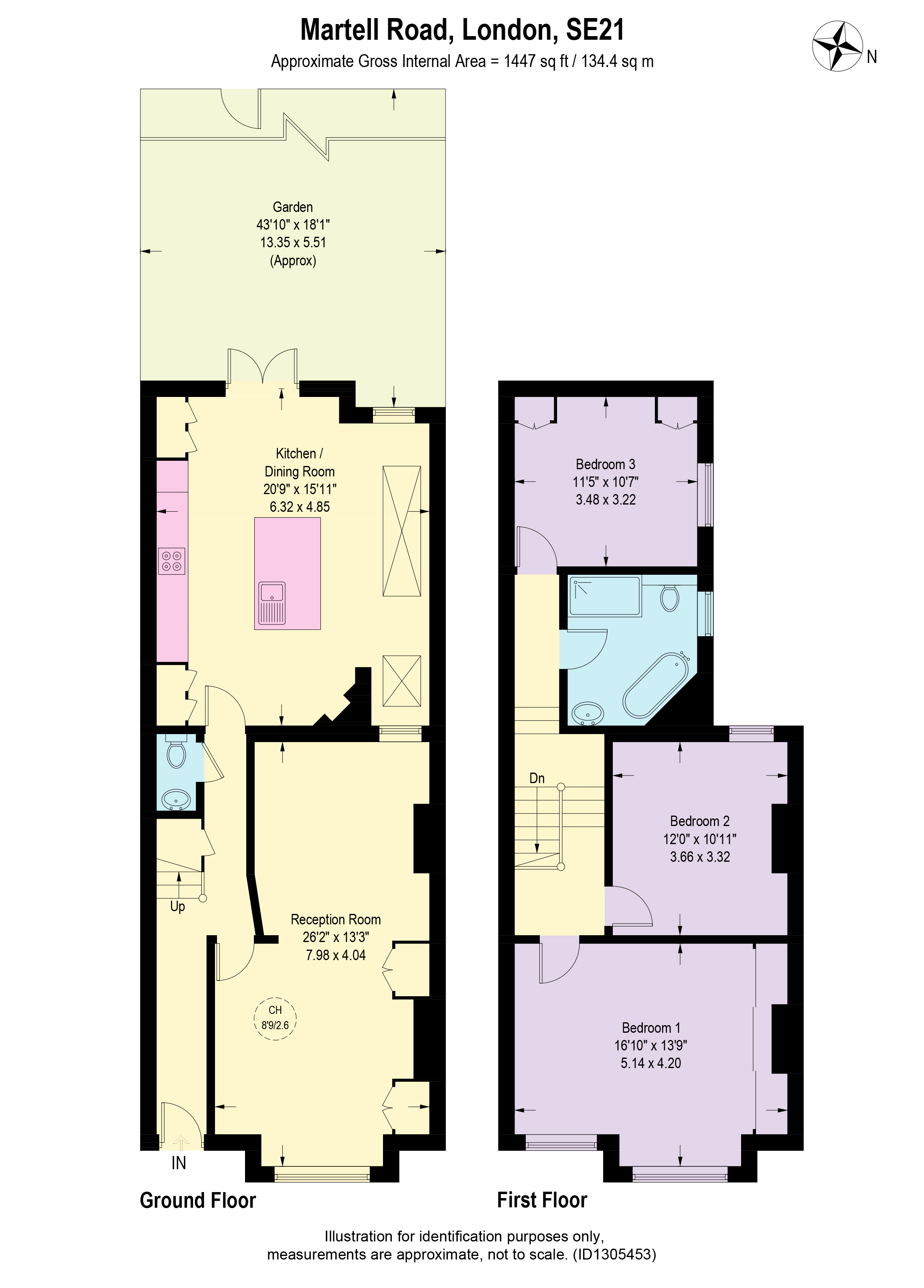 38, Martell Road, London floorplan