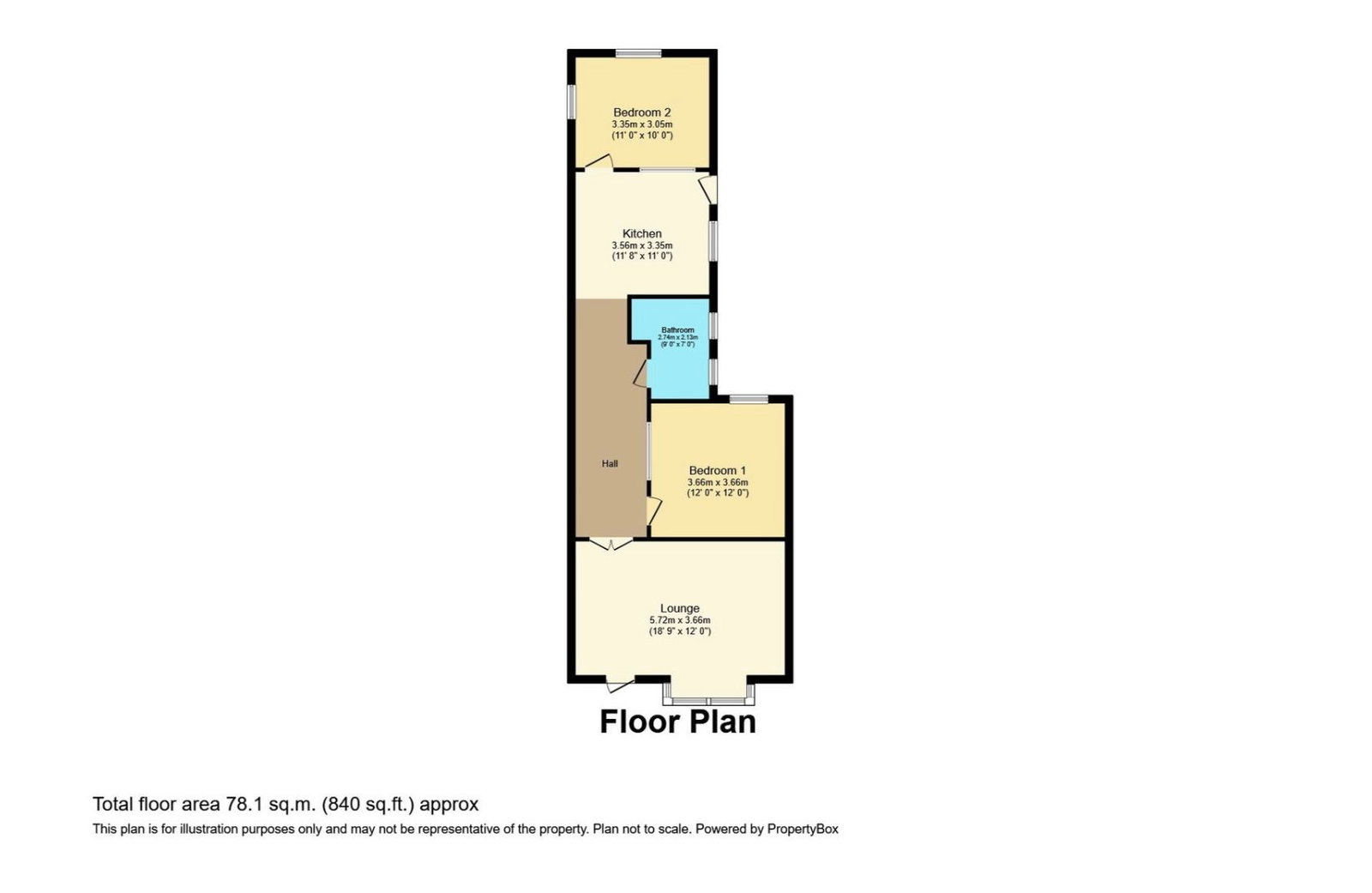 36a, Mary Street, Porthcawl floorplan