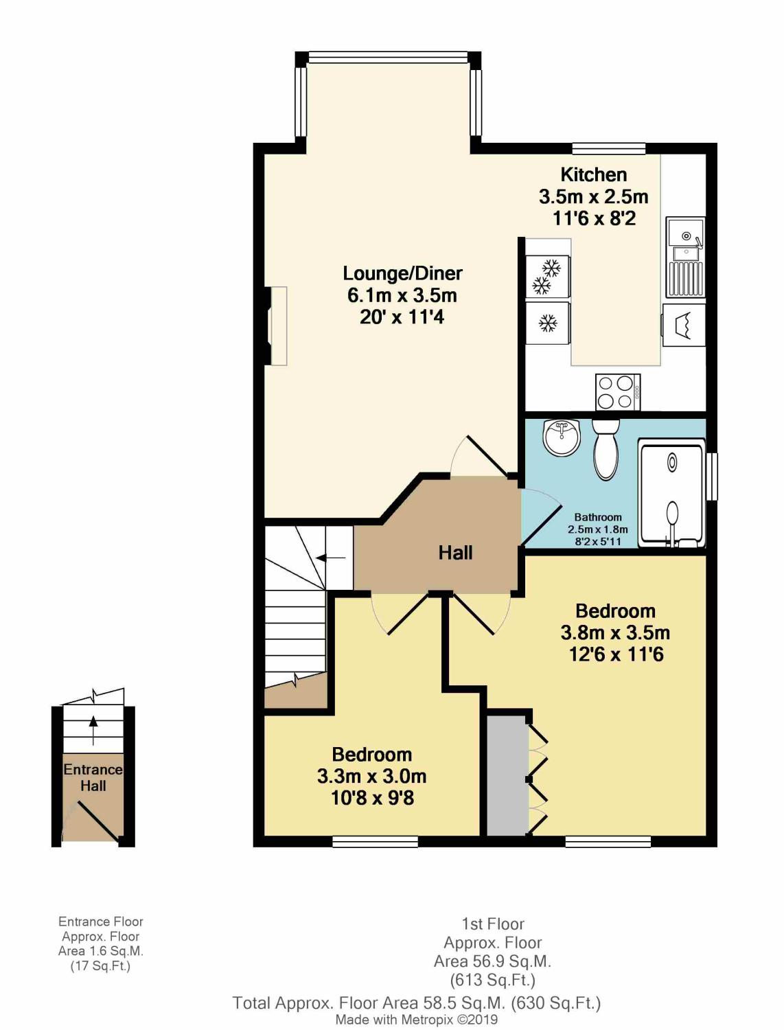2 bed flat for sale in Vicar Court, Vicar Lane, Woodhouse, Sheffield