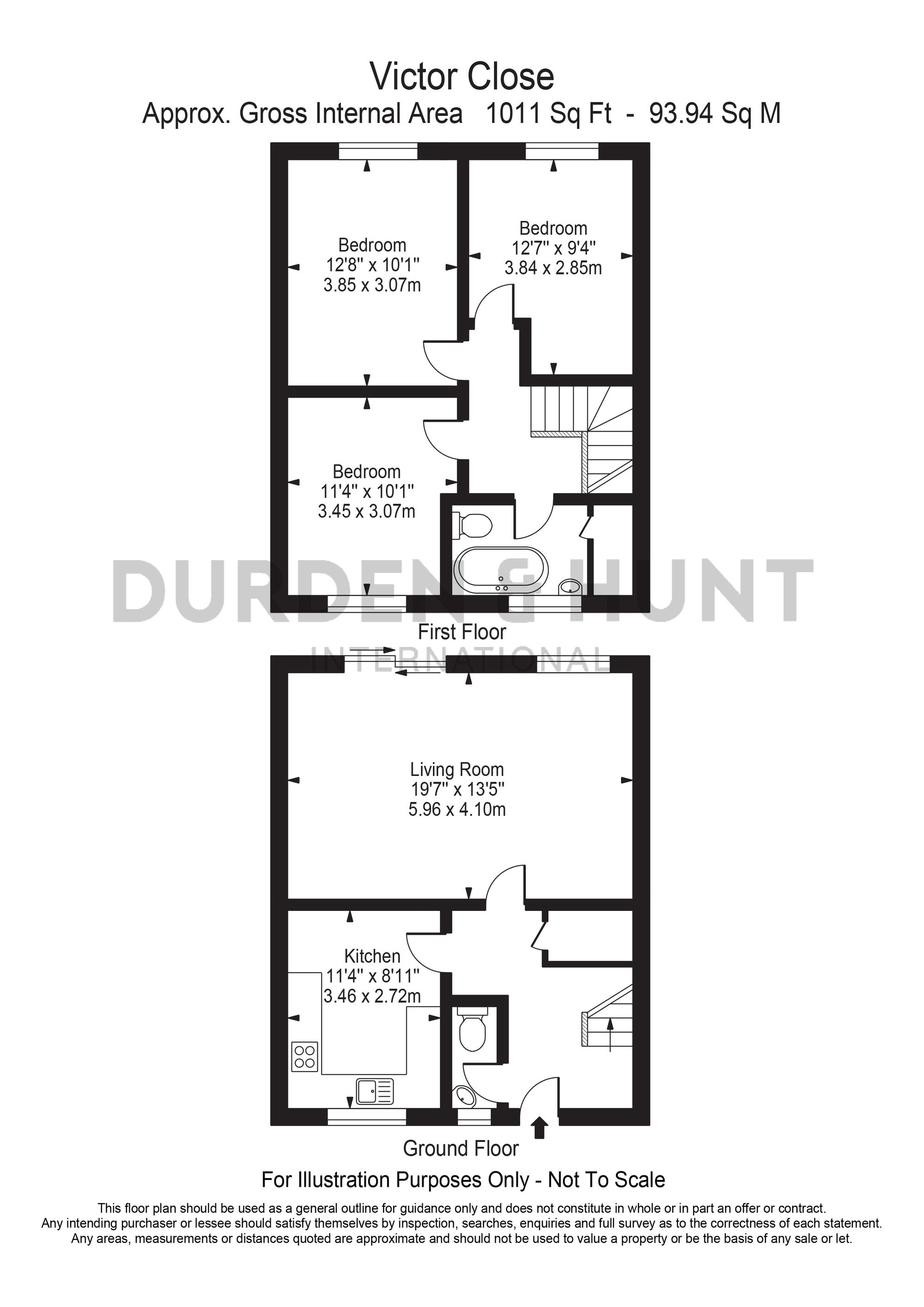 61 Victor Close, Hornchurch floorplan