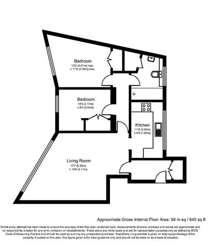 2 Bedrooms Flat for sale in Parkside Court, Weybridge, Surrey KT13