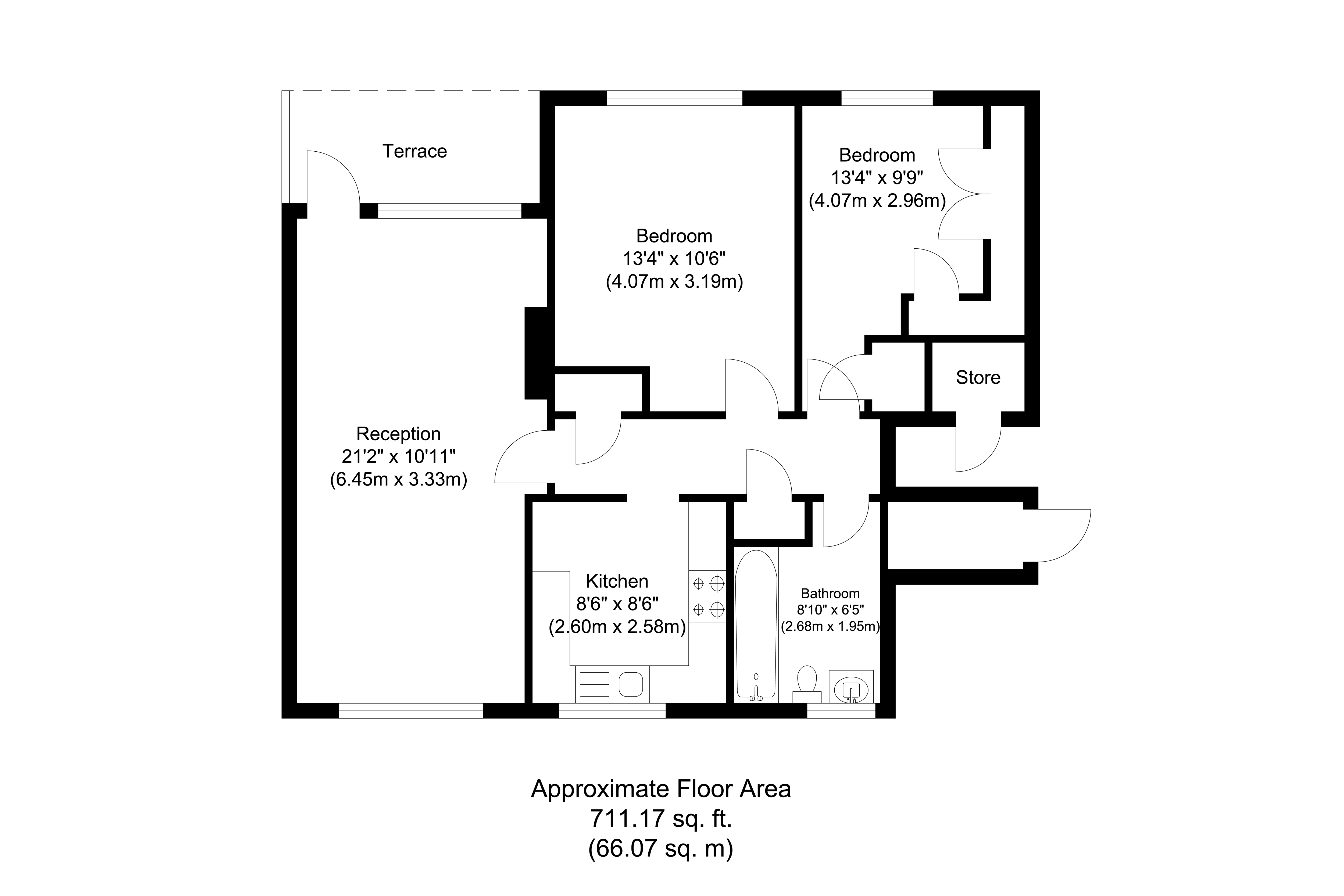Village Road, Bush Hill Park EN1, 2 bedroom flat for sale 56124697