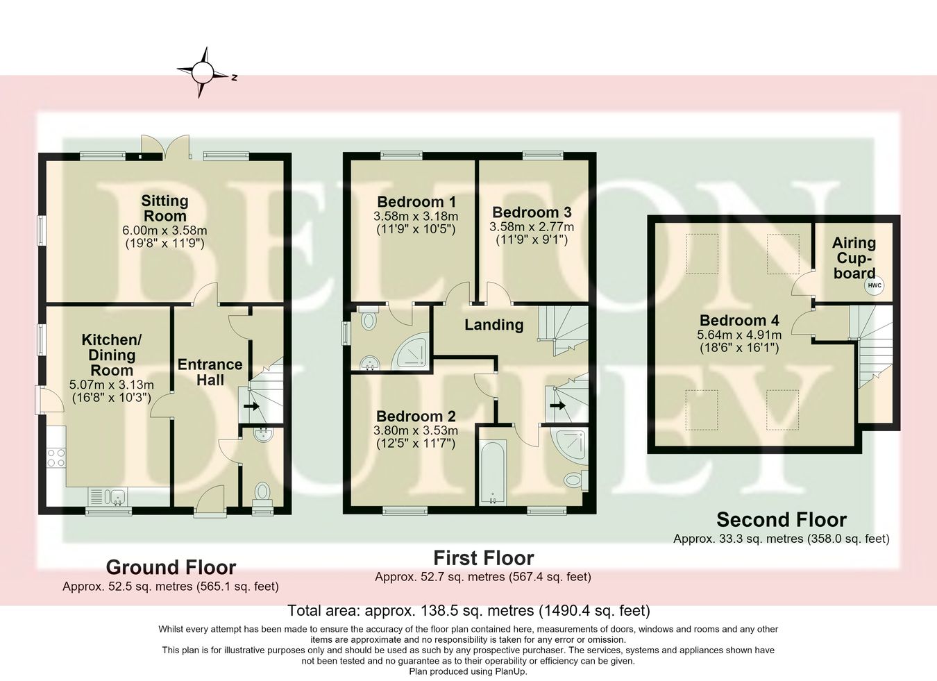 1A, Mill Lane, Syderstone floorplan