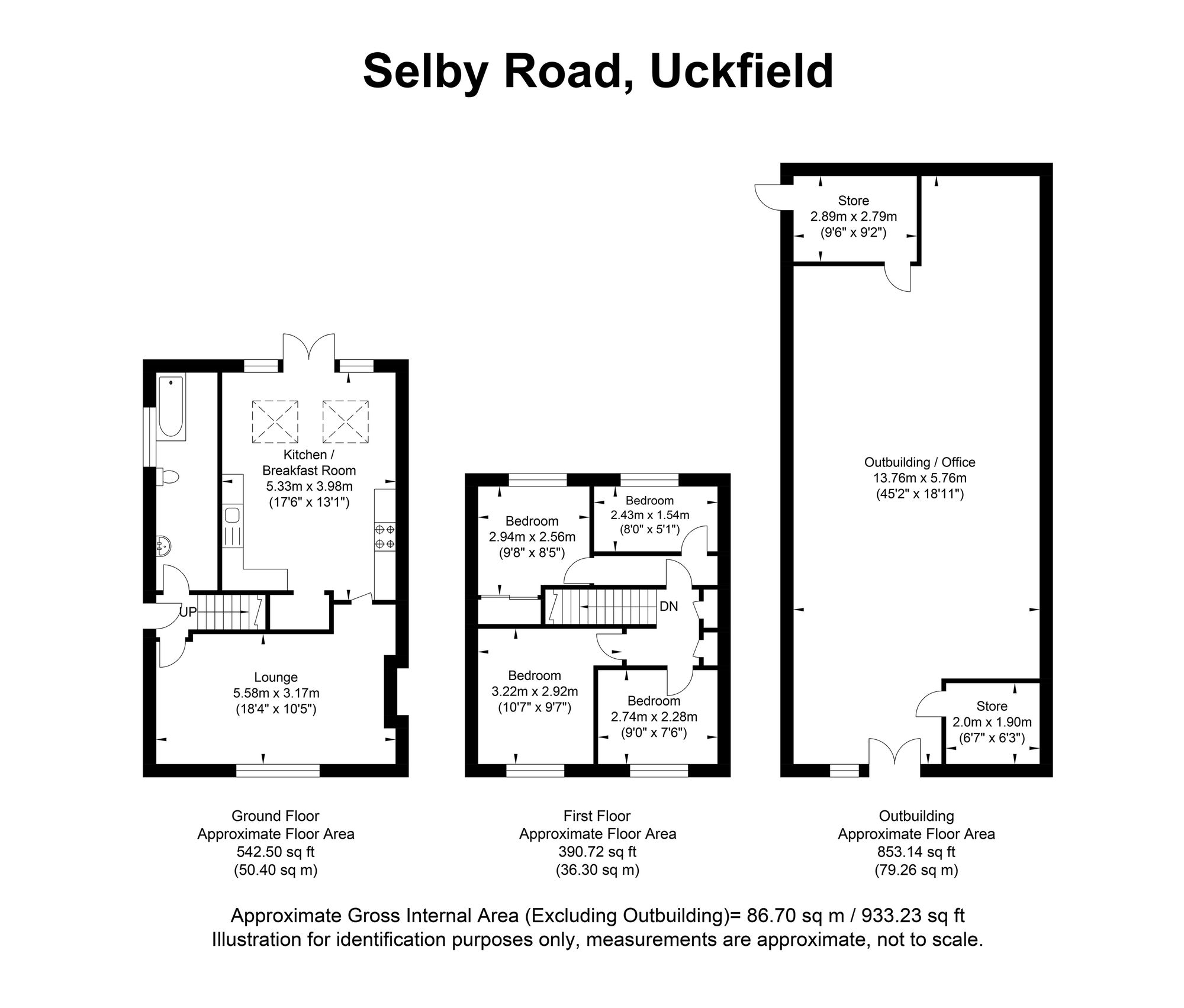 26 Selby Road, Uckfield floorplan
