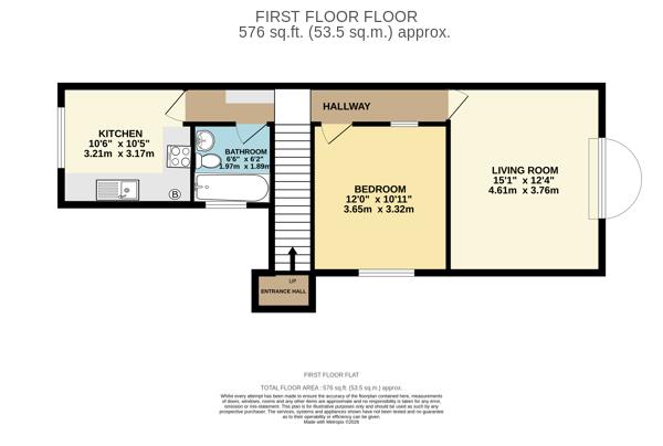 35B, Hull Road, East Yorkshire floorplan